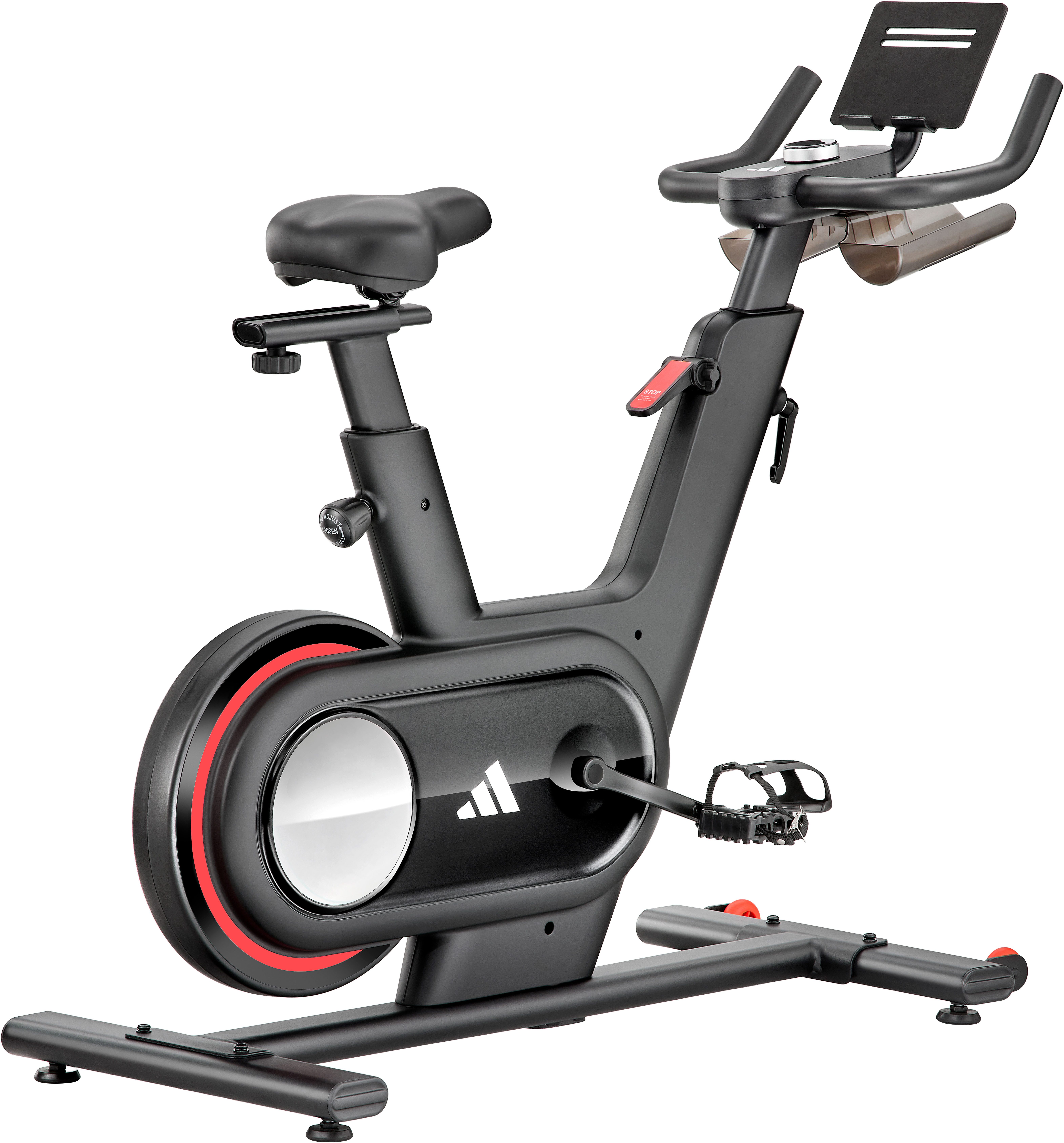 adidas Performance Ergometer C-1 (Packung, Bluetooth), 110 kg max. Benutzergewicht, Fahrrad, 32 Widerstandsstufen