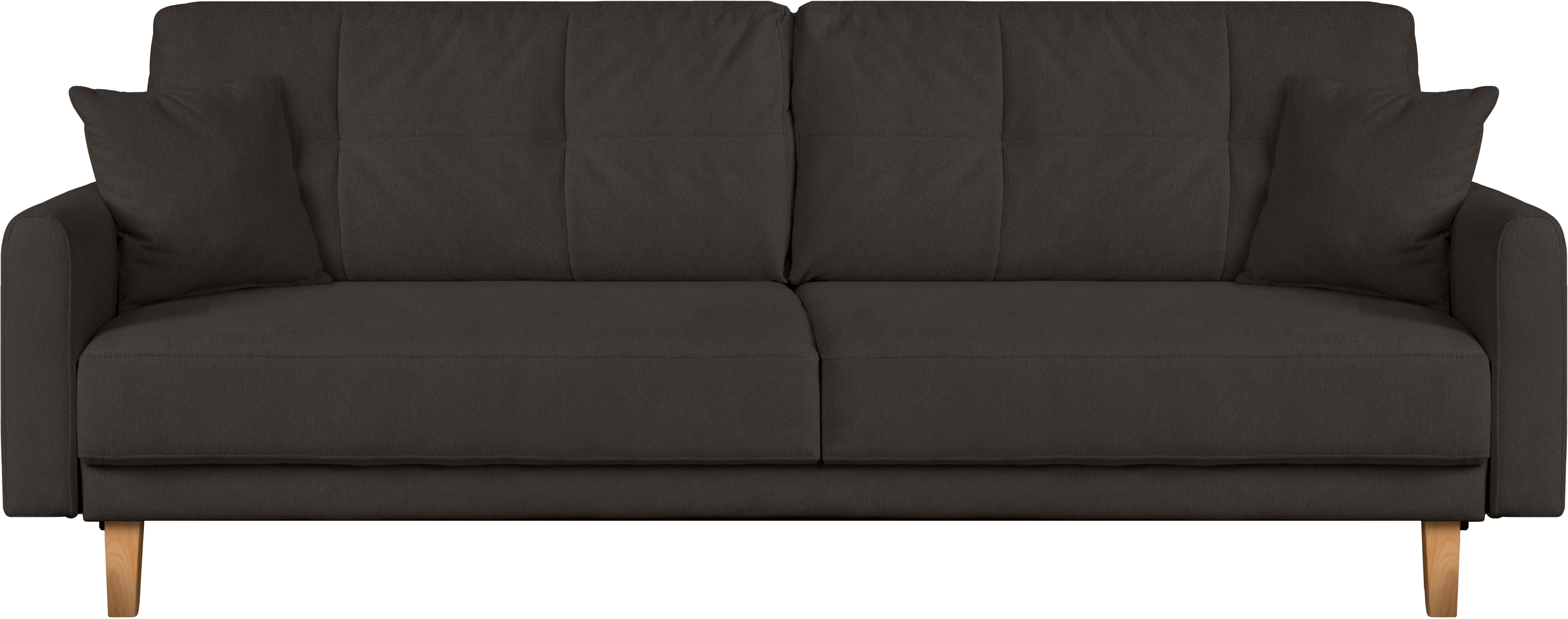 Home affaire 3-Sitzer "TRIPLO optionale Schlafsofa mit Bettkasten, Maße B/T günstig online kaufen