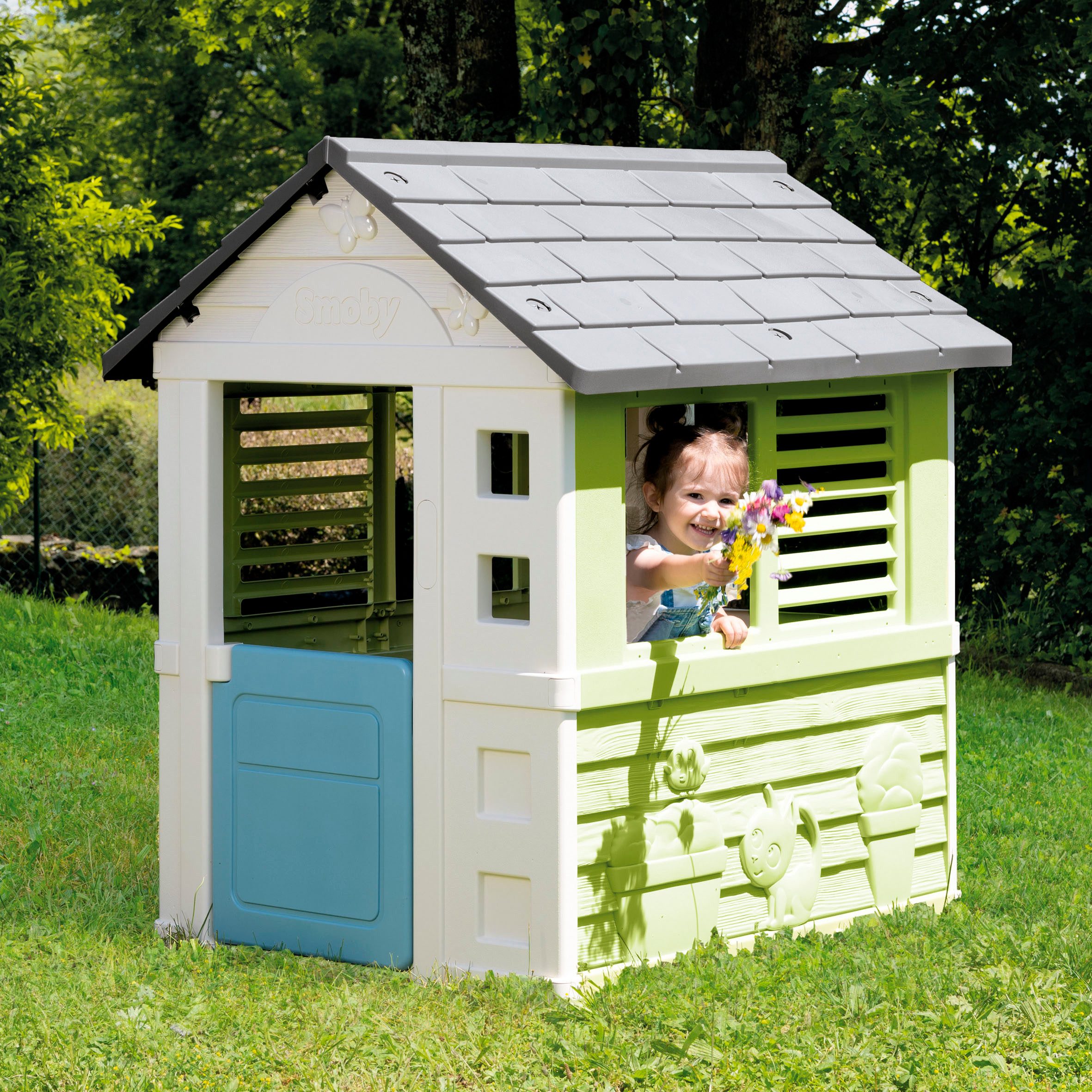 Smoby Spielhaus Smoby Life, Spielhaus Jolie, UV- und witterungsbeständig; Made in Europe