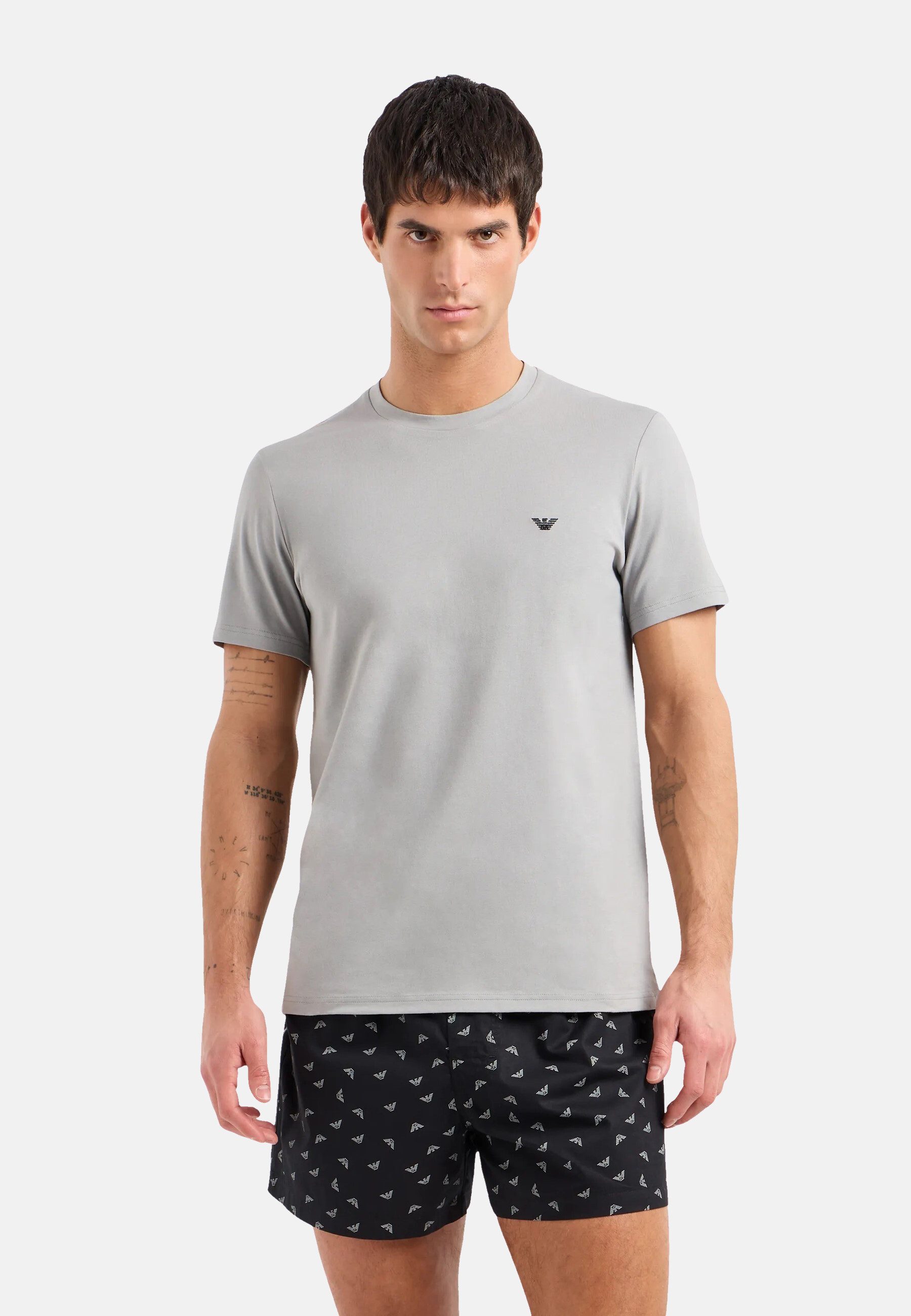 Emporio Armani Pyjama Schlafanzug Pyjama-Set 2-teilig (Packung, 2 tlg)