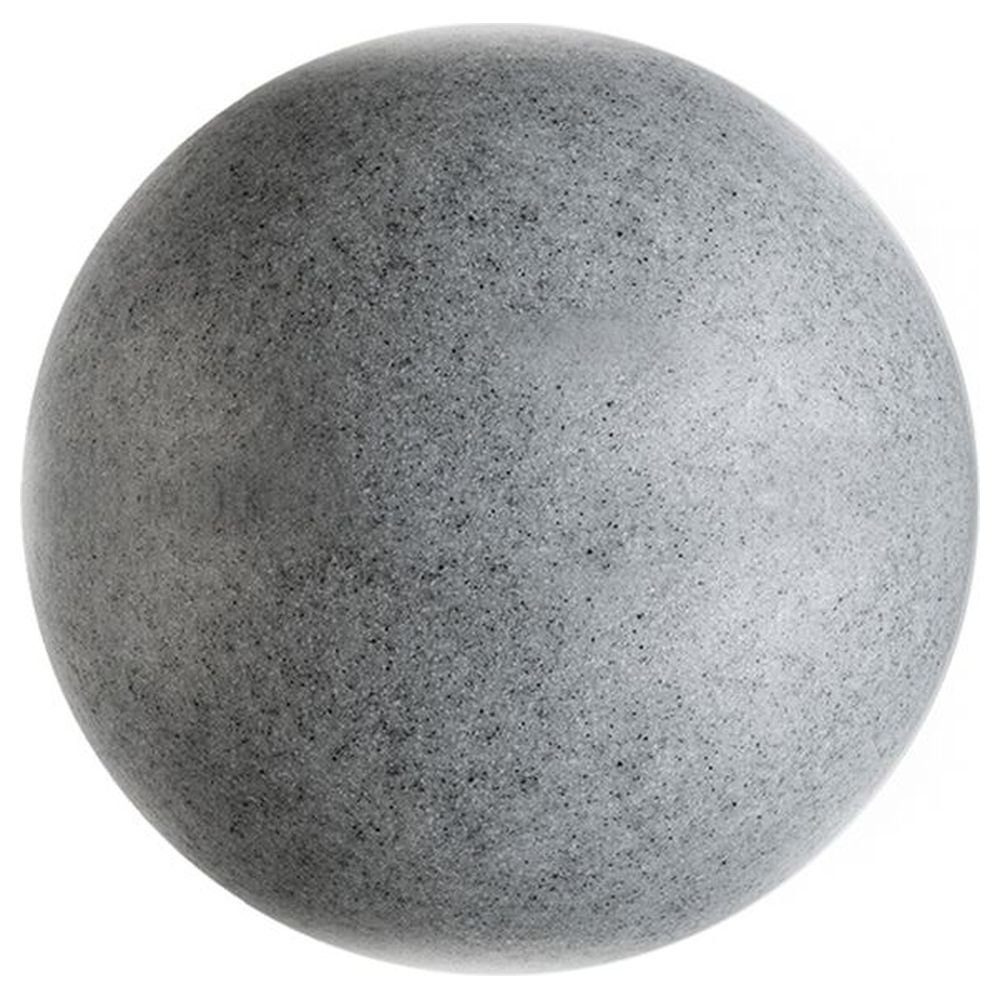 Deko-Light Gartenleuchte Leuchtkugel Granit in Grau 380mm E27 IP65, keine Angabe, Leuchtmittel enthalten: Nein, warmweiss, Gartenleuchten