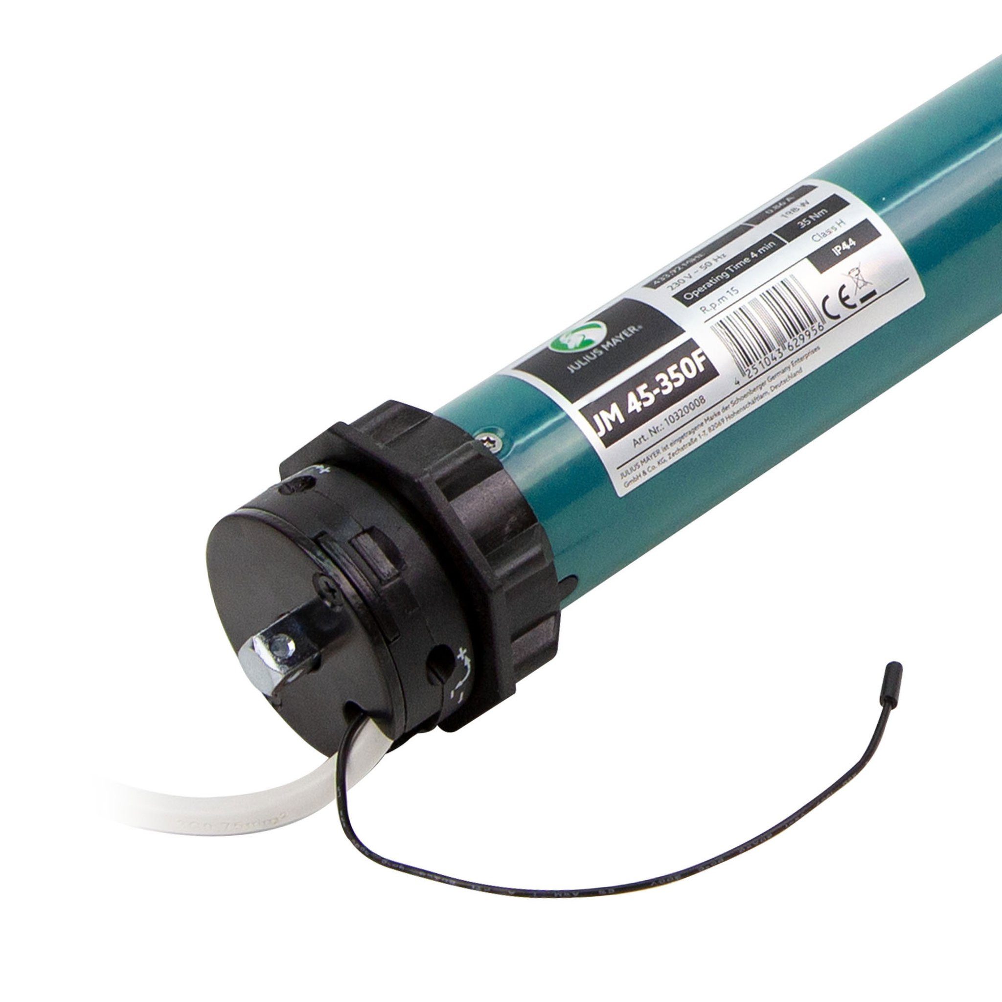 Julius Mayer Rollladenmotor Funk-Rollladenmotor JM, JM45-350F (35 Nm / SW60), (Packung, 1 St), 60 mm, mit Funk, 35 Nm
