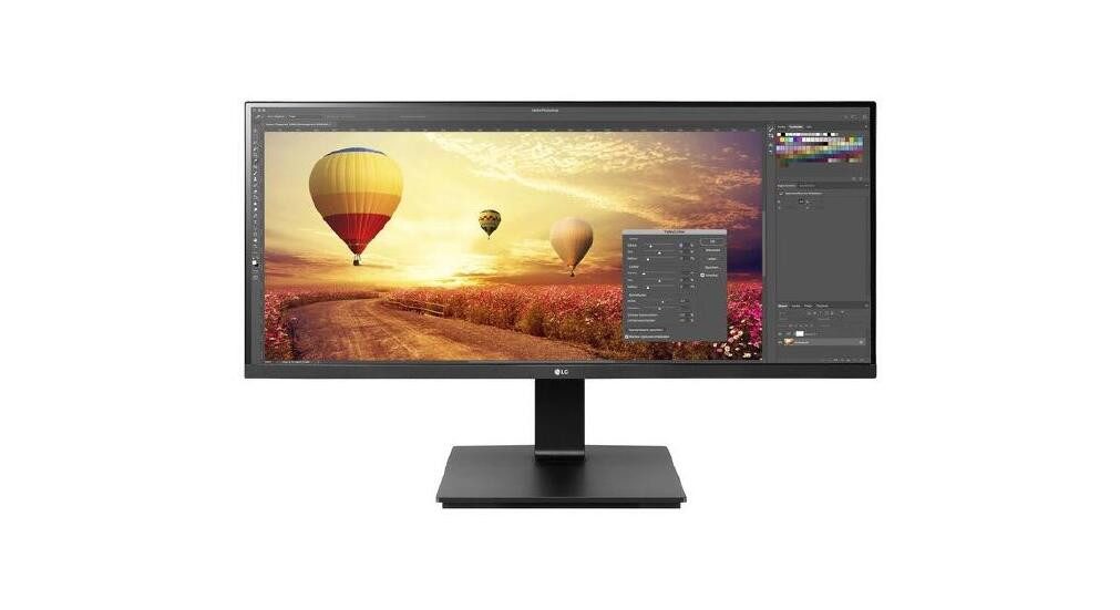 Valentinstagsgeschenk LG 34BR65F-B LED-Monitor (2560 x 1920, 5 ms Reaktionszeit, 75 Hz, IPS Panel)