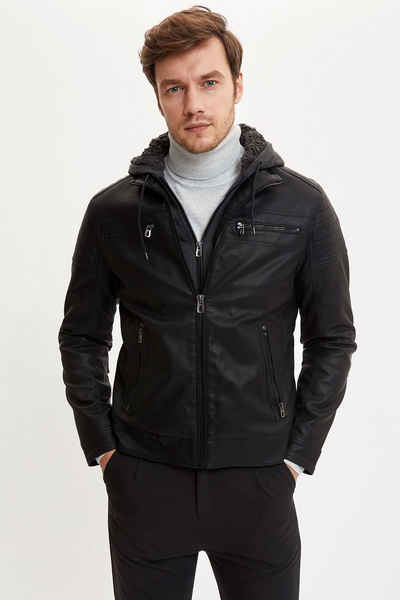 DeFacto Lederimitatmantel Lederimitatjacke SLIM FIT