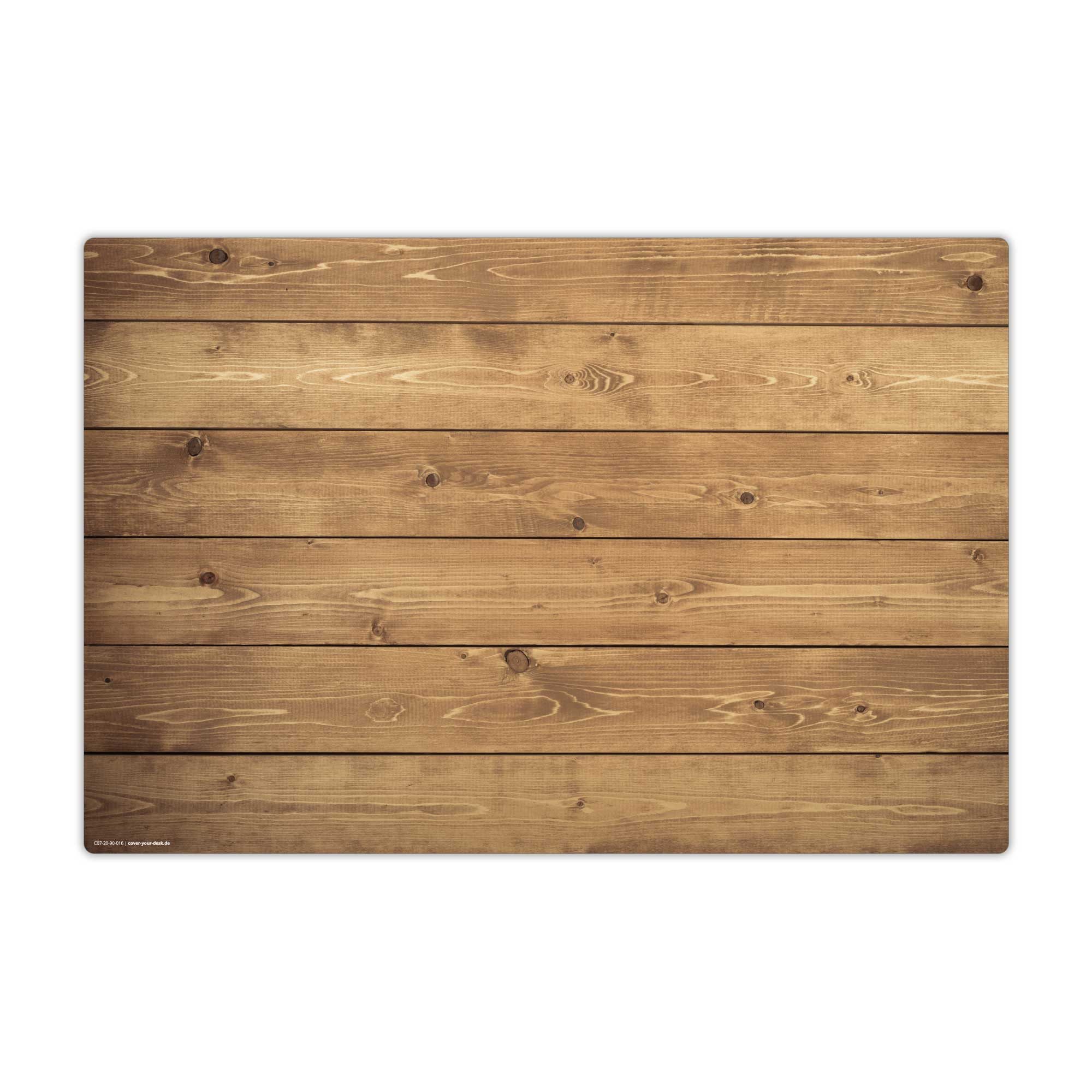 cover-your-desk.de Schreibtischunterlage abwaschbar - Holzoptik - aus premium Vinyl - Made in Germany, (1 tlg)