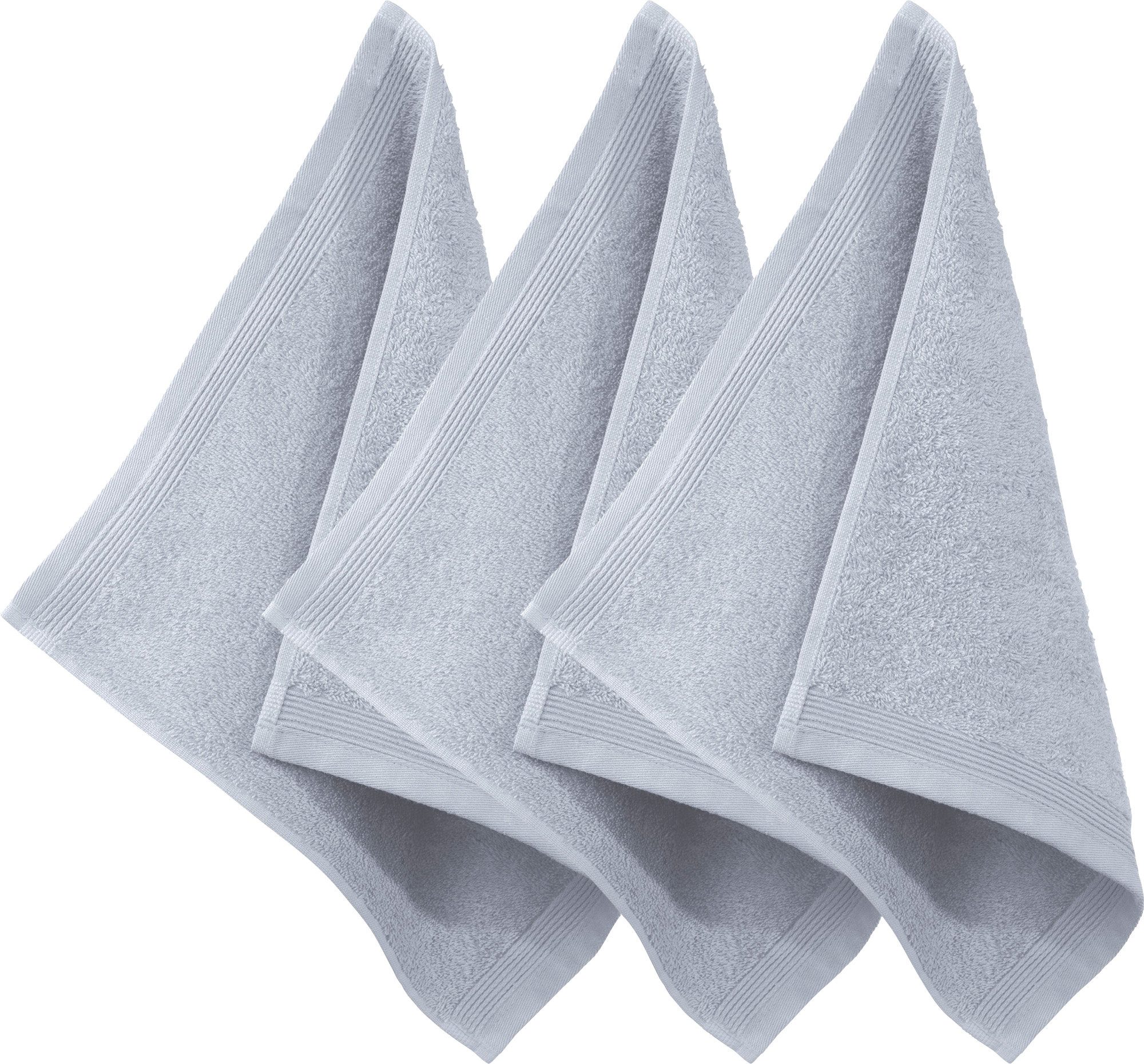 Möve Seiftuch Seiftuch "Superwuschel" 3er-Pack, Frottier, Walk-Frottier Uni