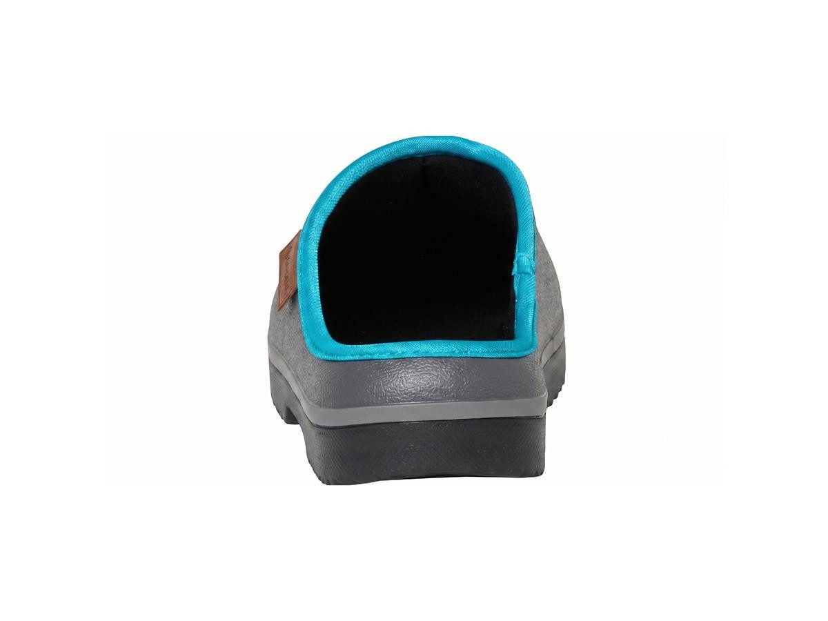 GARDENA Garten Clogs Slip-In Pantoletten Taubengrau Sandale Slip-in-Design, guter Halt durch Sohle mit Gardena-Label-Profil