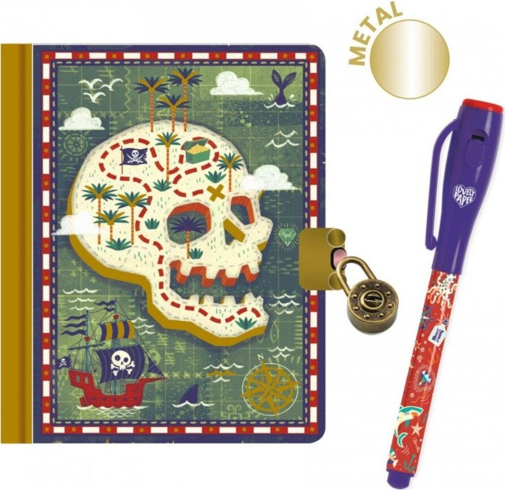 DJECO Tagebuch Geheimes Tagebuch mit Zauberstift - Steve