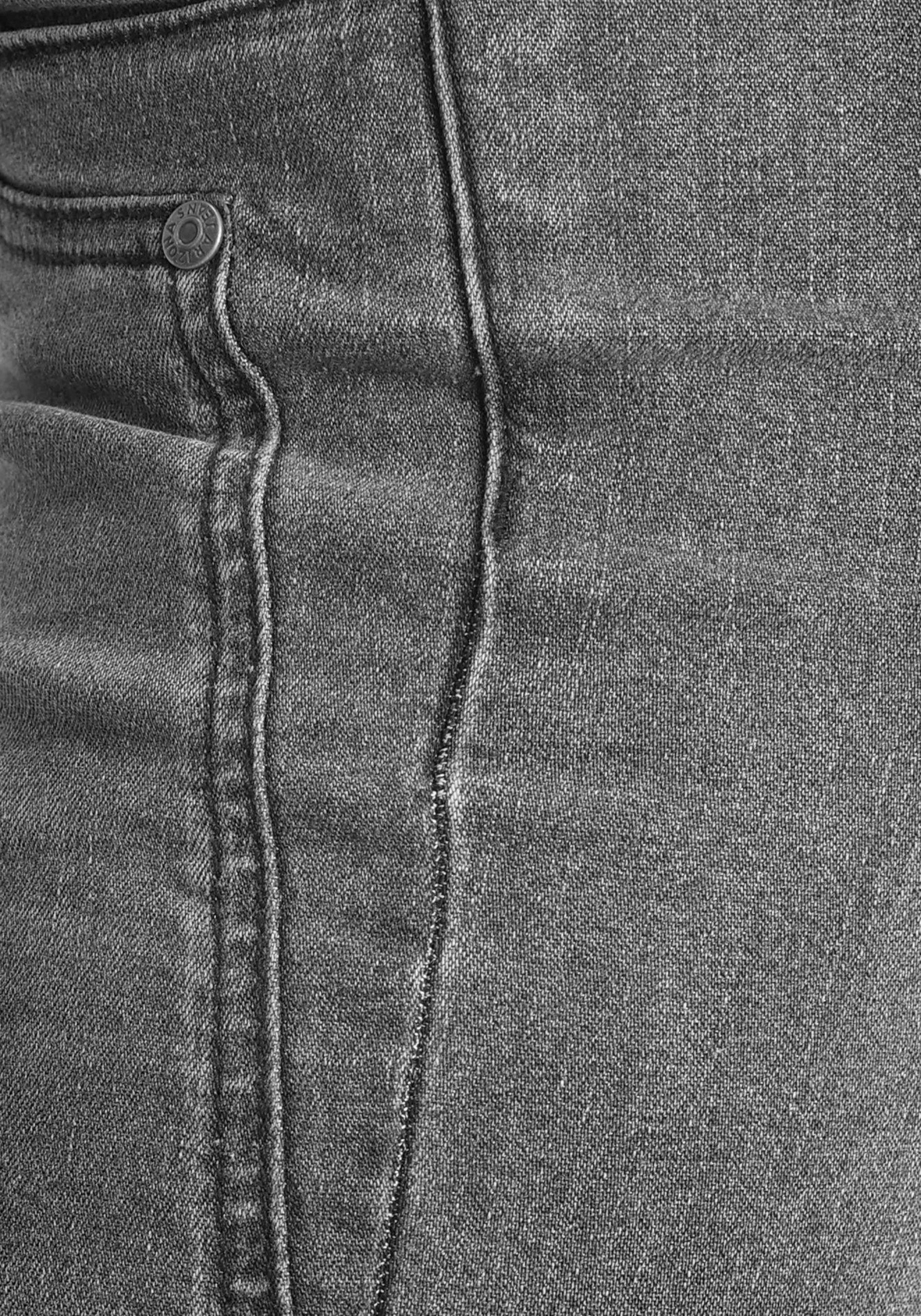 Damen Jeans Arizona Skinny-fit-Jeans mit Keileinsätzen Low Waist