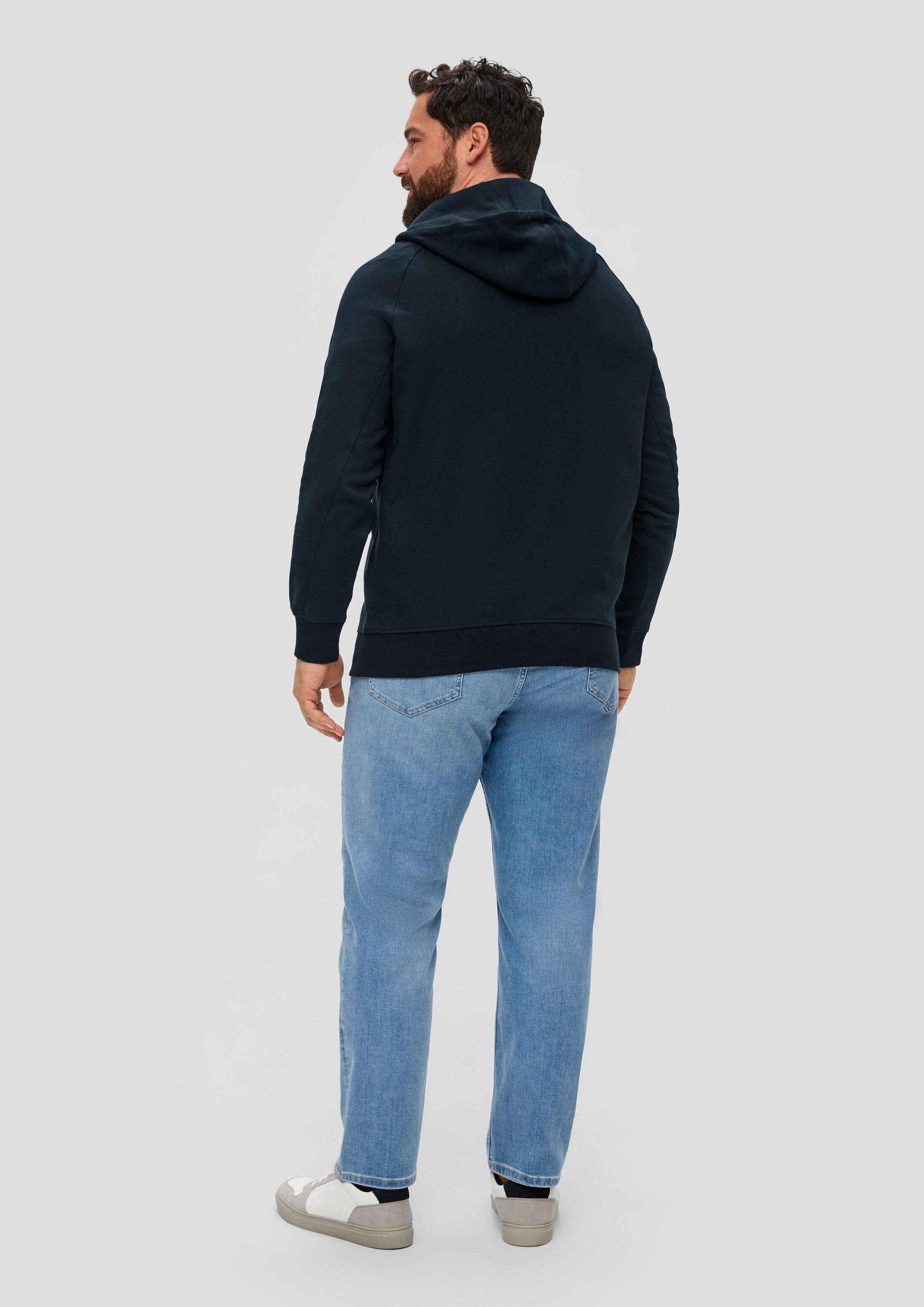 s.Oliver Sweatshirt Sweatshirt Hoodie aus Baumwollmix