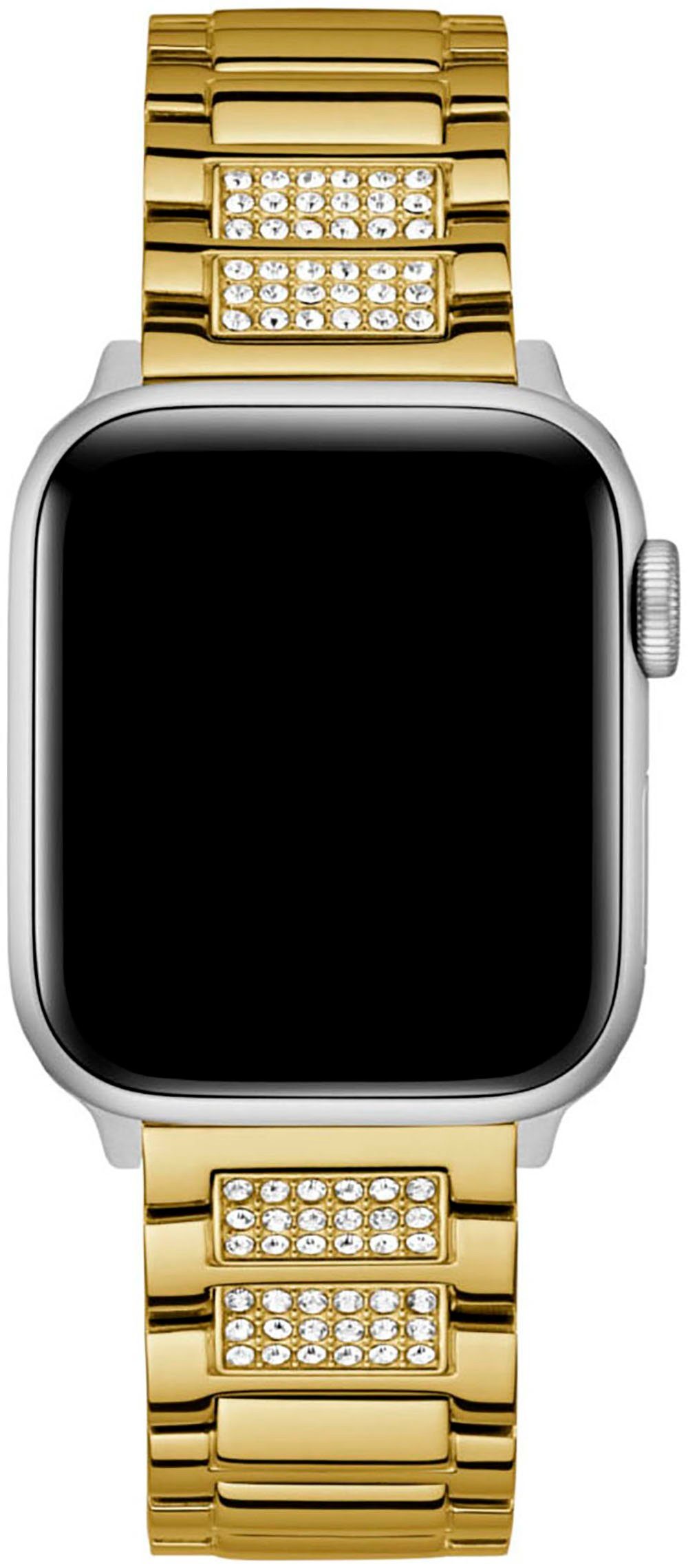 Guess Smartwatch-Armband Apple Strap, Wechselarmband, Ersatzband, Edelstahl, passend für die Apple Watch