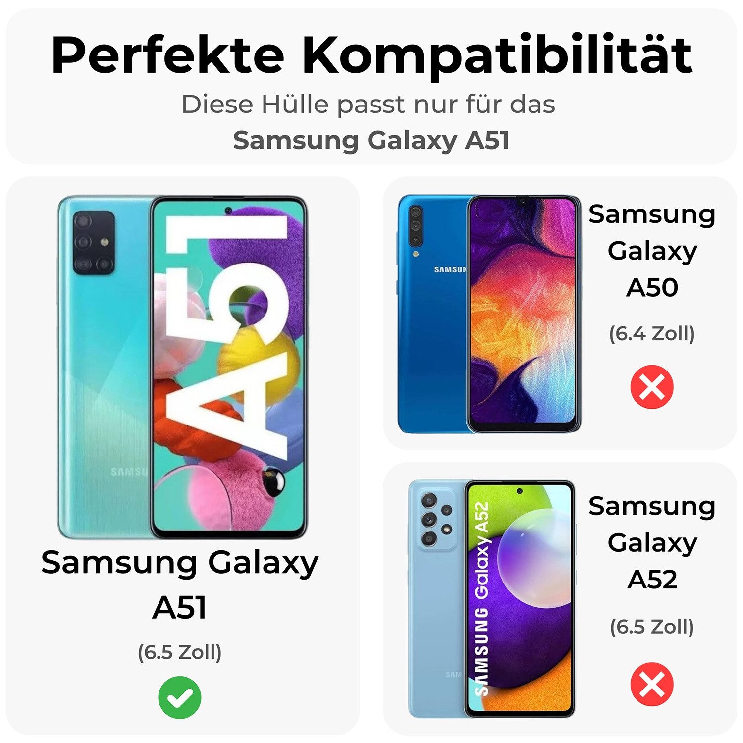 betterfon Handyhülle für Samsung Galaxy Robuste Outdoor Schutzhülle Panzer Case, Stoßfeste Dual-Layer Hülle mit Kickstand kratzfest und formstabil