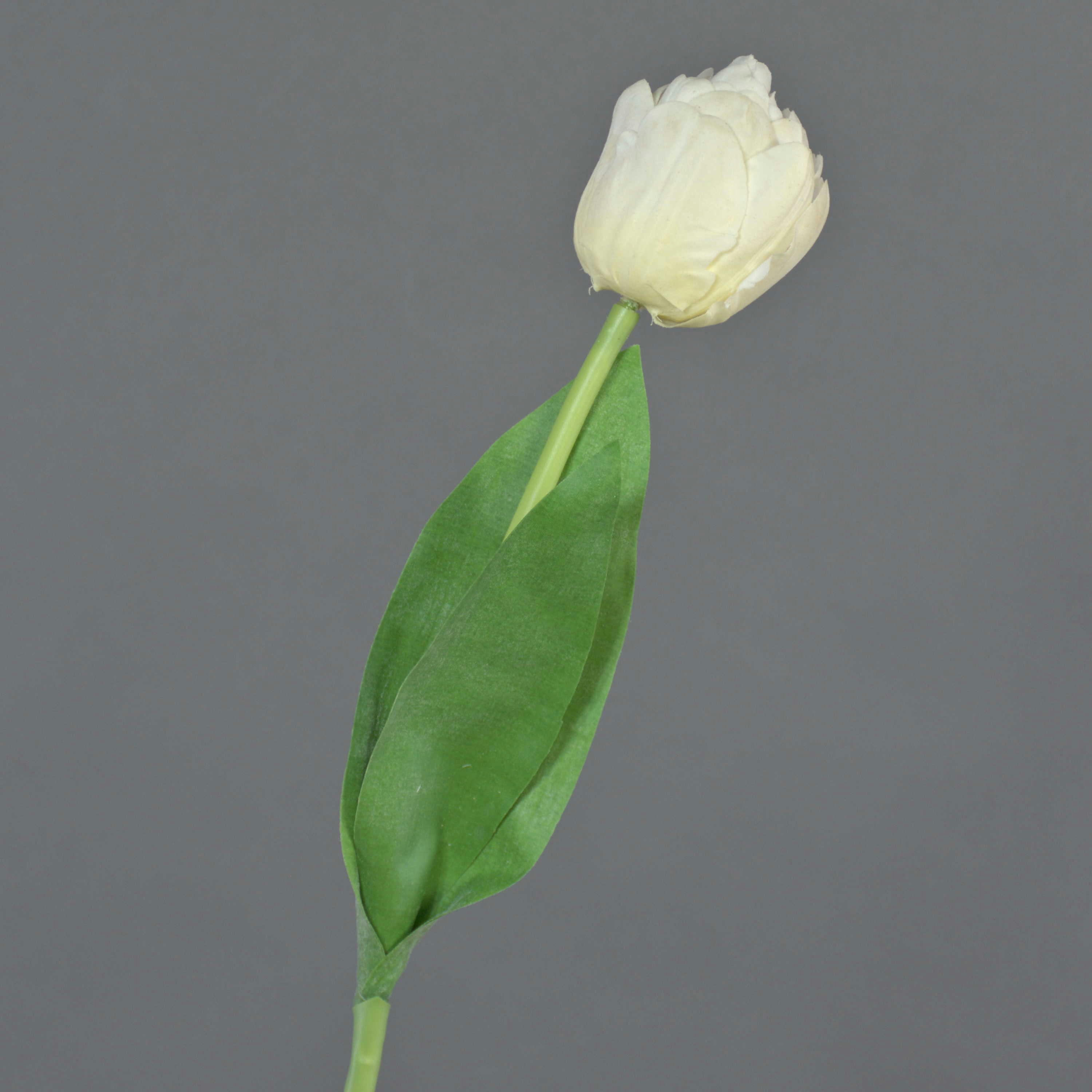 Kunsttulpe Künstliche Blume Tulpe Romana, weiß, 45cm, Ø 6cm Tulpe, artplants, Höhe 45.0 cm