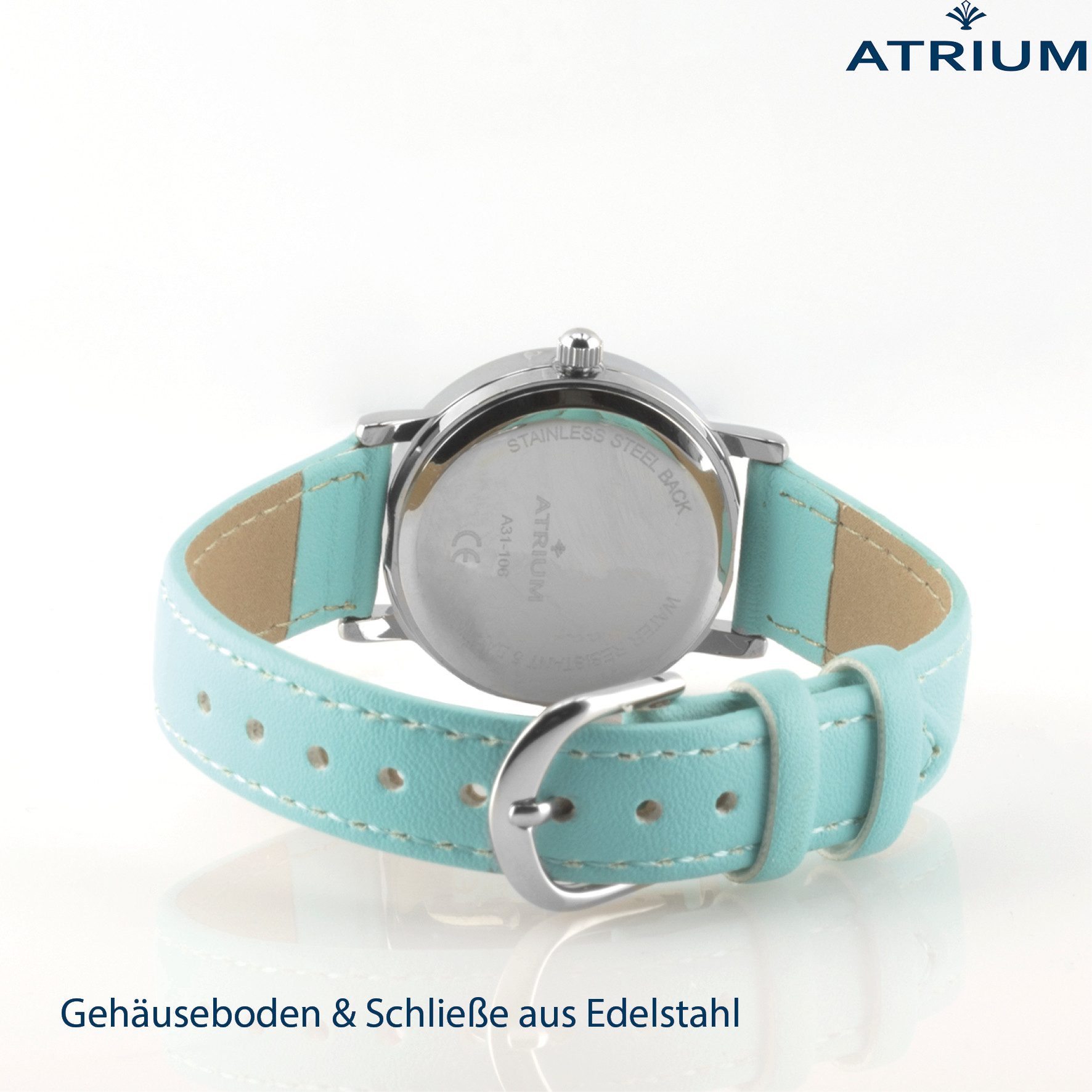 Atrium Quarzuhr A31 Kinder Armbanduhr, analog bunt deutlich Uhrzeit lernen Geschenkidee Ø 27mm – Bild 4 von 5