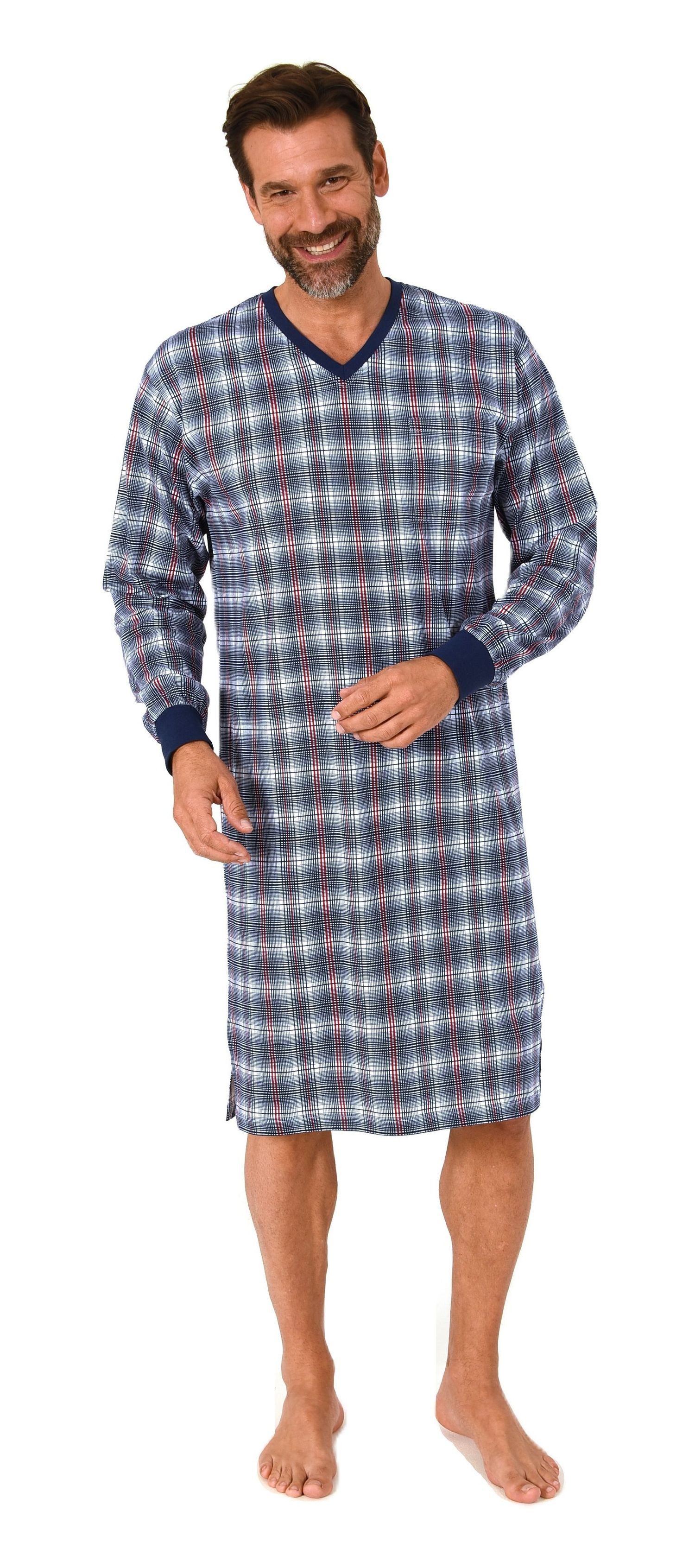 Normann Pyjama Normann Herren langarm Nachthemd günstig online kaufen