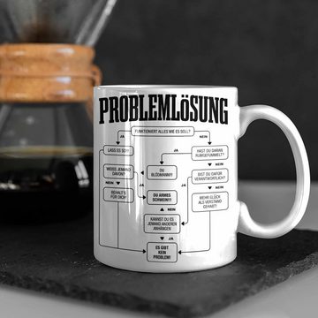Trendation Tasse Trendation - Problemlösung Tasse Geschenk für Männer Sprüche Geschenkidee Ingenieur Phsyiker Mathematiker