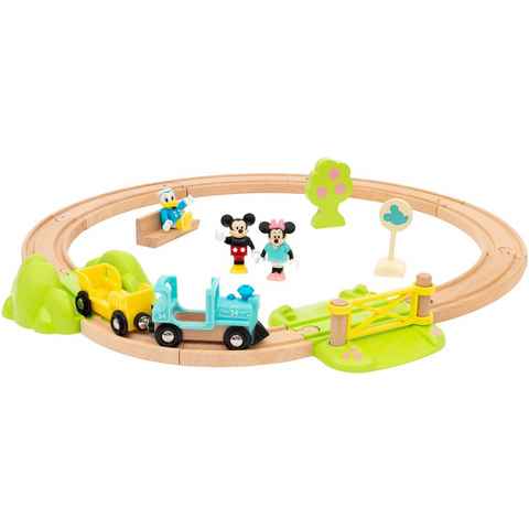 BRIO® Spielzeug-Eisenbahn Micky Maus, (Set, 18-tlg), FSC® - schützt Wald - weltweit