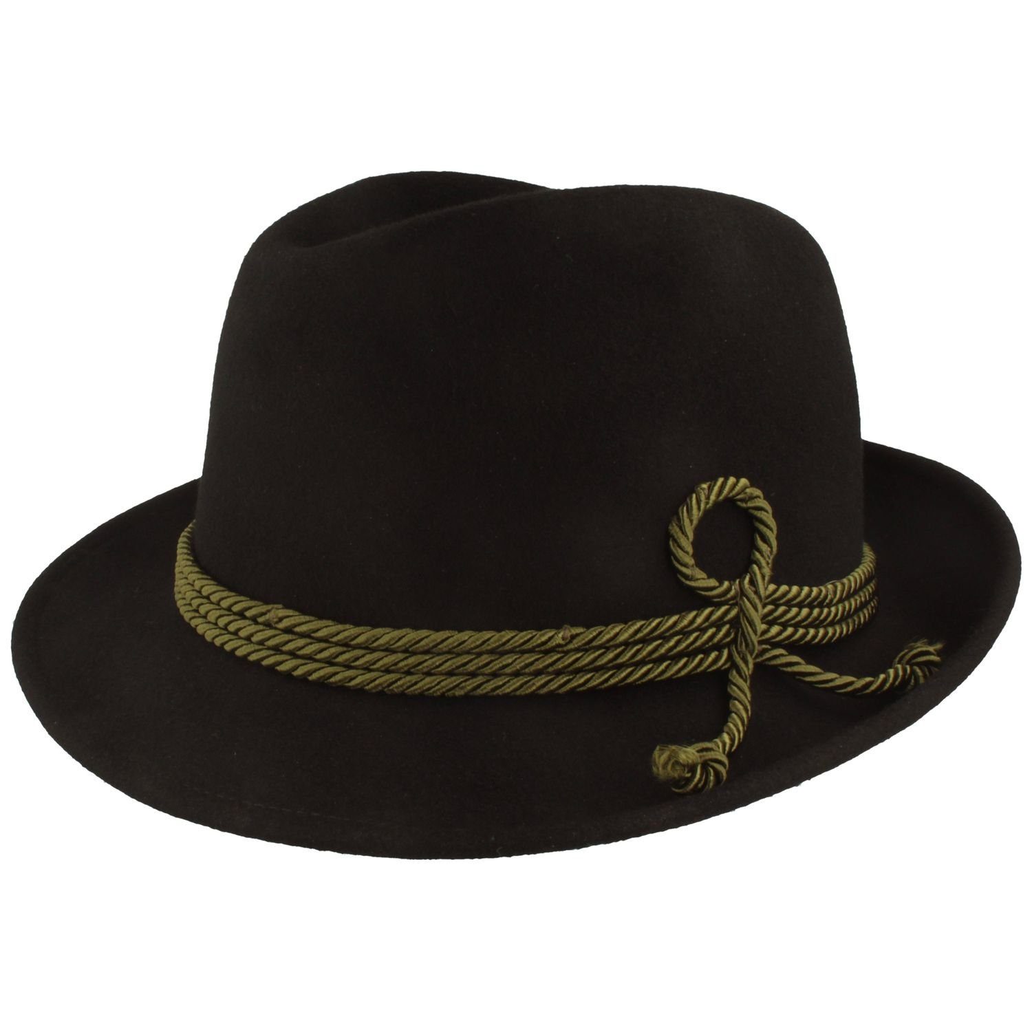Breiter Filzhut mit 3-fach Kordel günstig online kaufen