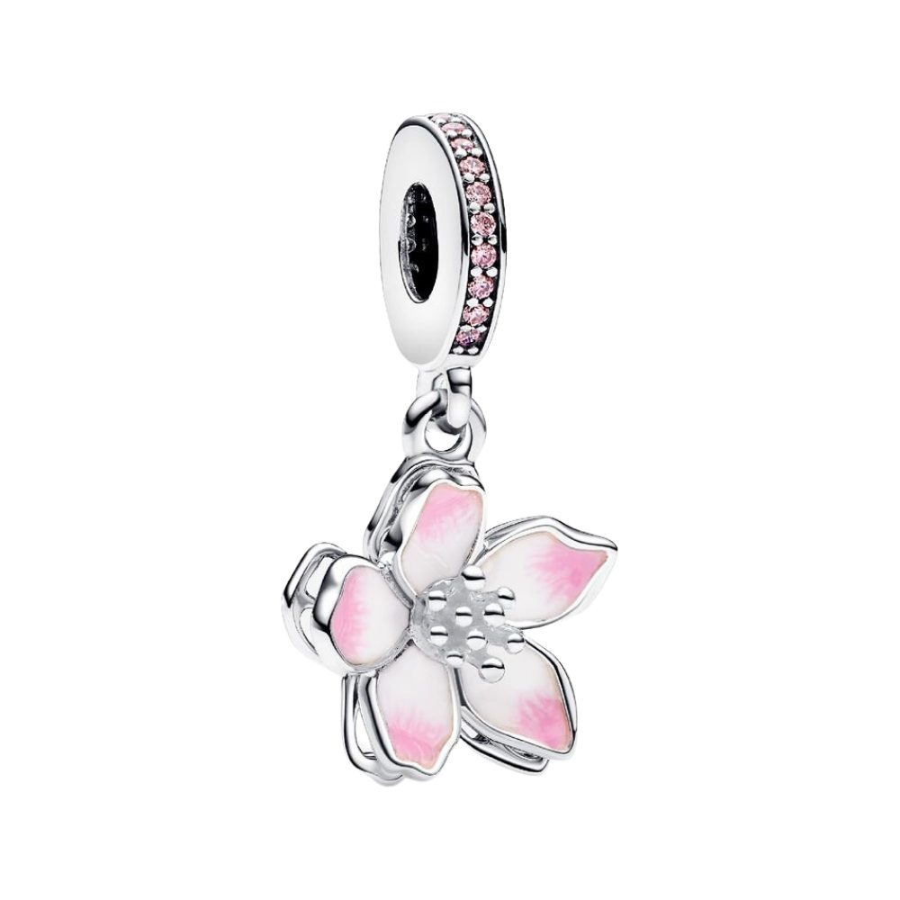 Pandora Charm Blume 790667C01, Kirschblüte, Rosa, günstig online kaufen