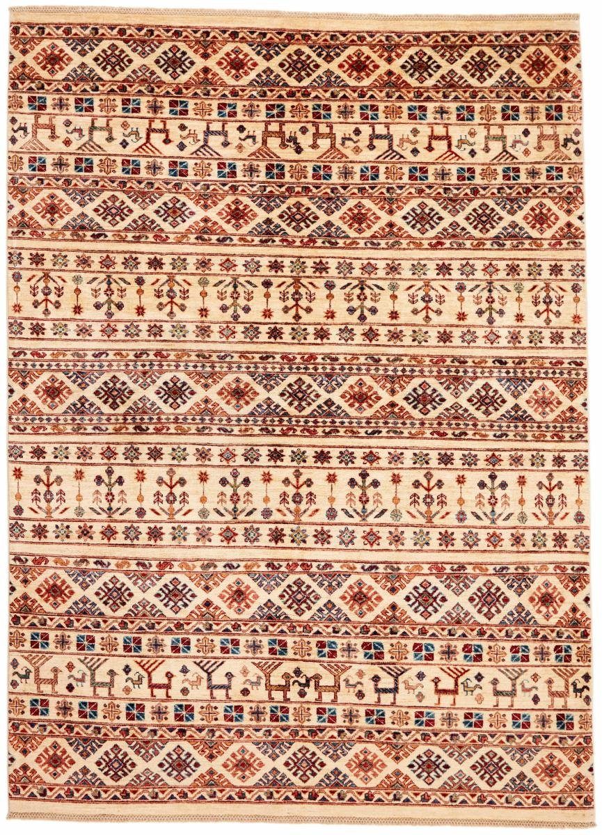 Orientteppich Arijana Shaal 179x246 Handgeknüpfter Orientteppich, Nain Trading, rechteckig, Höhe: 5 mm