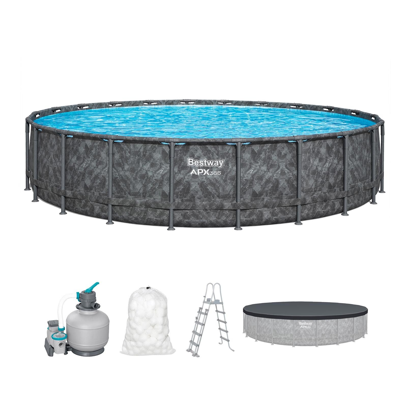 Bestway Framepool APX365™ Winterfest (Set), Ø 671 x 132 cm