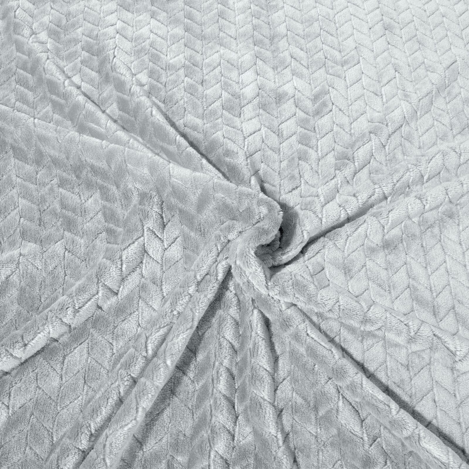 Plaid Cindy, Design91, Warm Kuschelig Gemustert Einfarbig Kuscheldecke Sofadecke TV-Decke