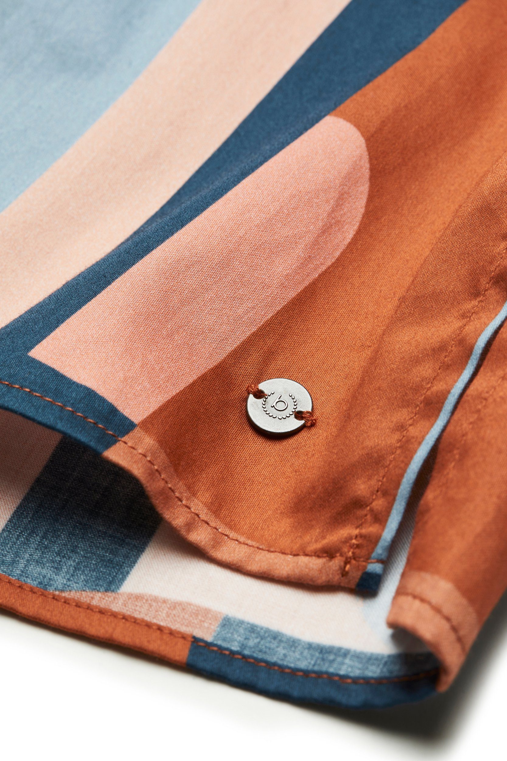 bugatti Langarmbluse mit verdeckter Knopfleiste