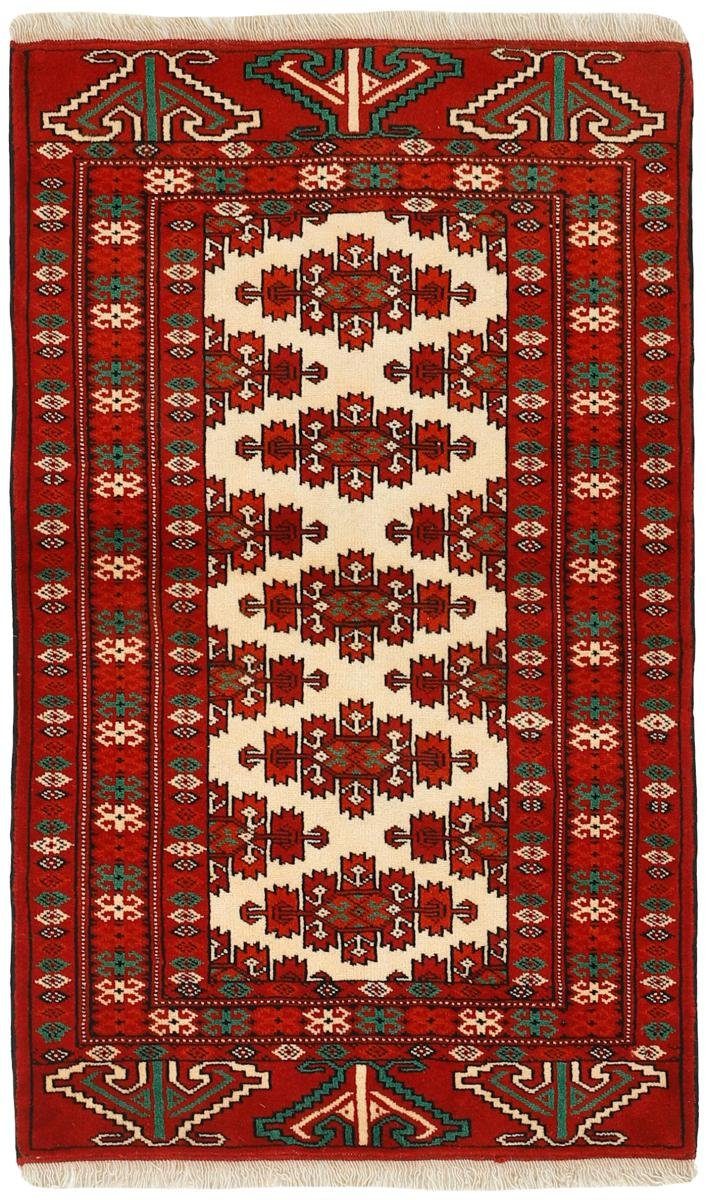 Orientteppich Turkaman 83x131 Perserteppich, rechteckig, mm Nain 6 Orientteppich Trading, / Höhe: Handgeknüpfter