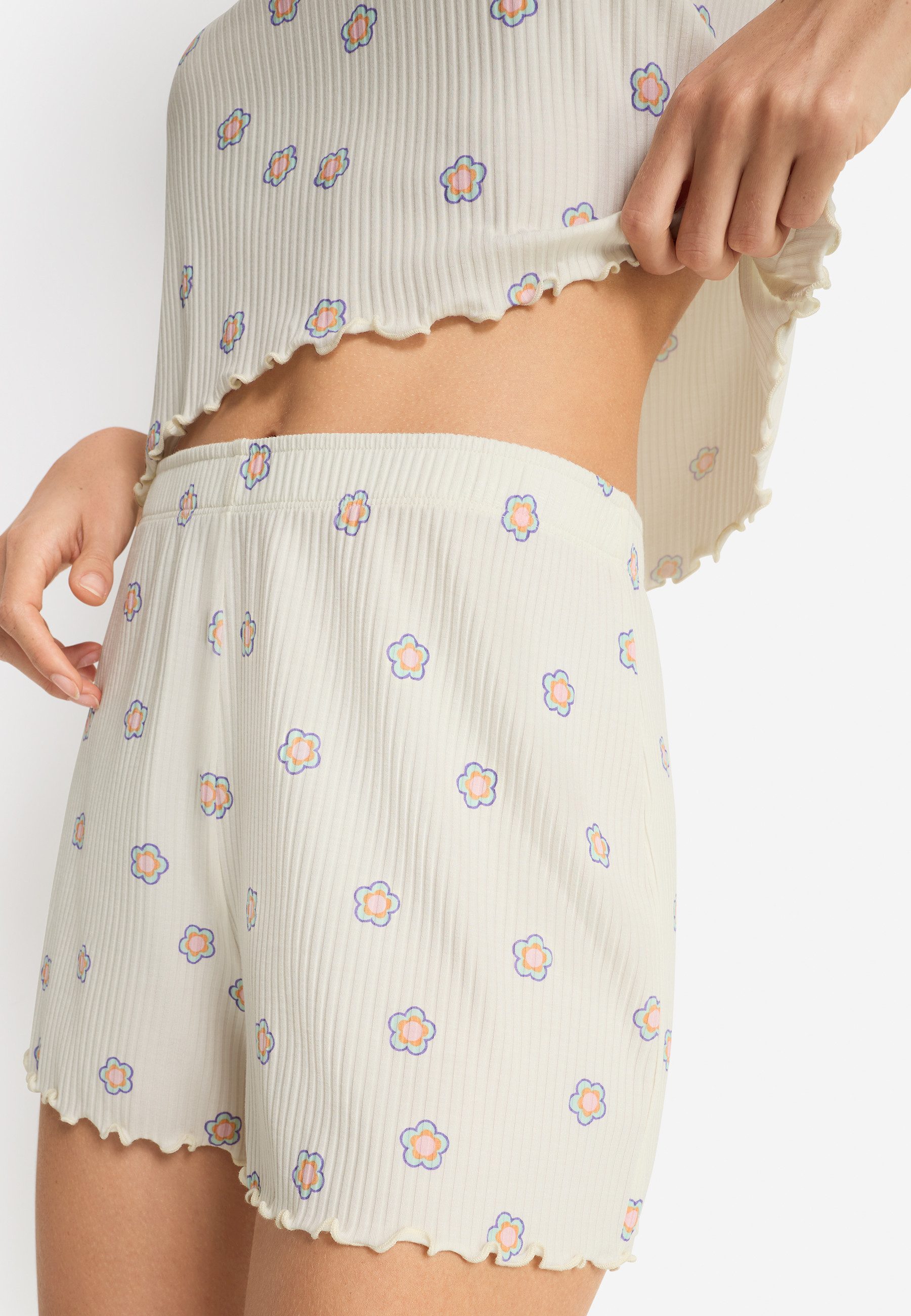 LSCN by LASCANA Shorty (Set, 2 tlg) All-over Druck