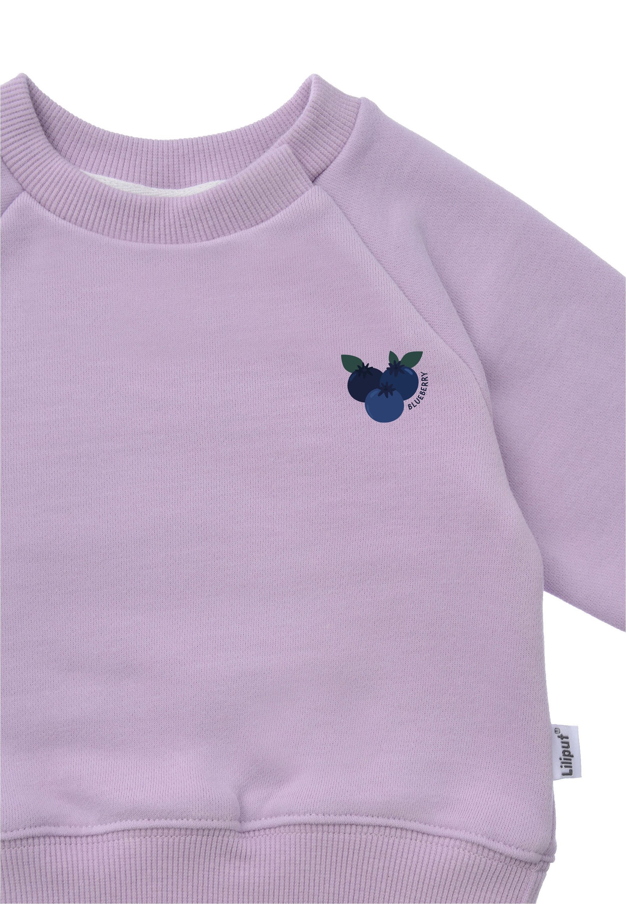 Liliput Sweatshirt Blaubeere mit Bündchen am Ärmel