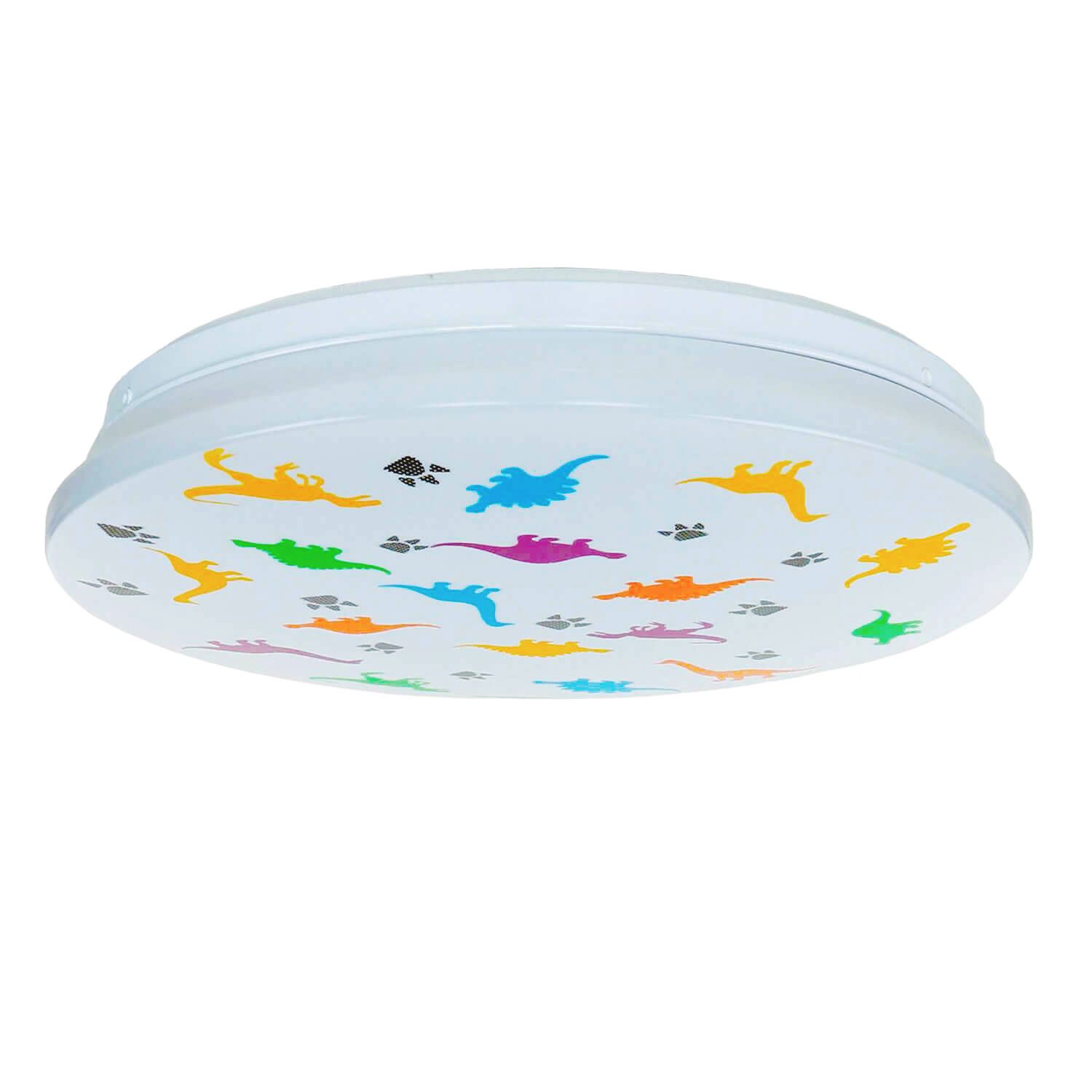 Licht-Erlebnisse Deckenleuchte STELLA, LED, Neutralweiß, LED Kinderzimmer IP44 Weiß Bunt Ø 33,5 cm 4000 K 1300 lm Metall