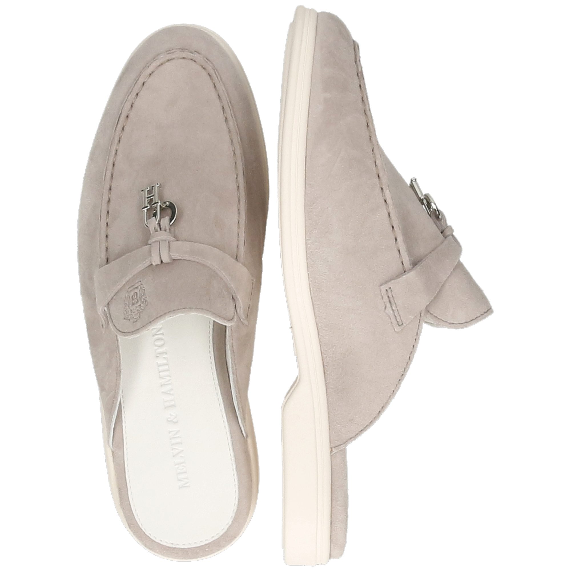 Melvin & Hamilton Adley 15 Leder-Pantoletten für Damen Pantolette Flache Absätze, Echtes Leder