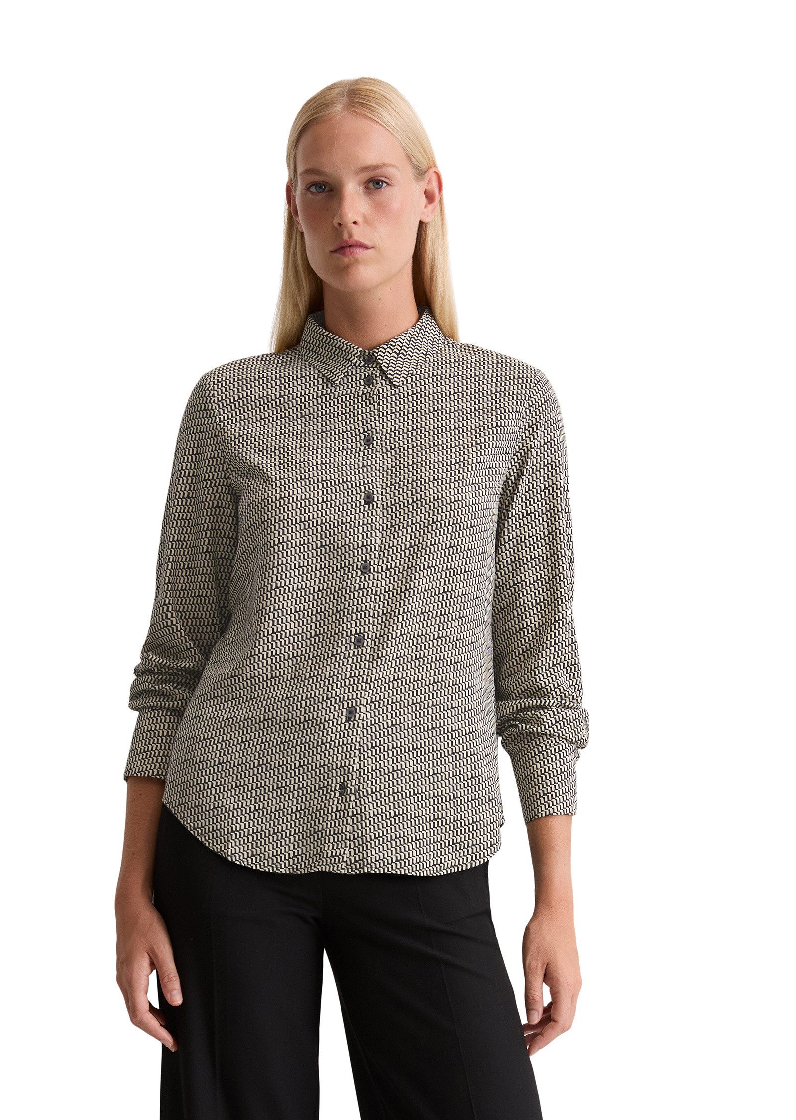 Marc O'Polo Langarmbluse aus fließender Viskose