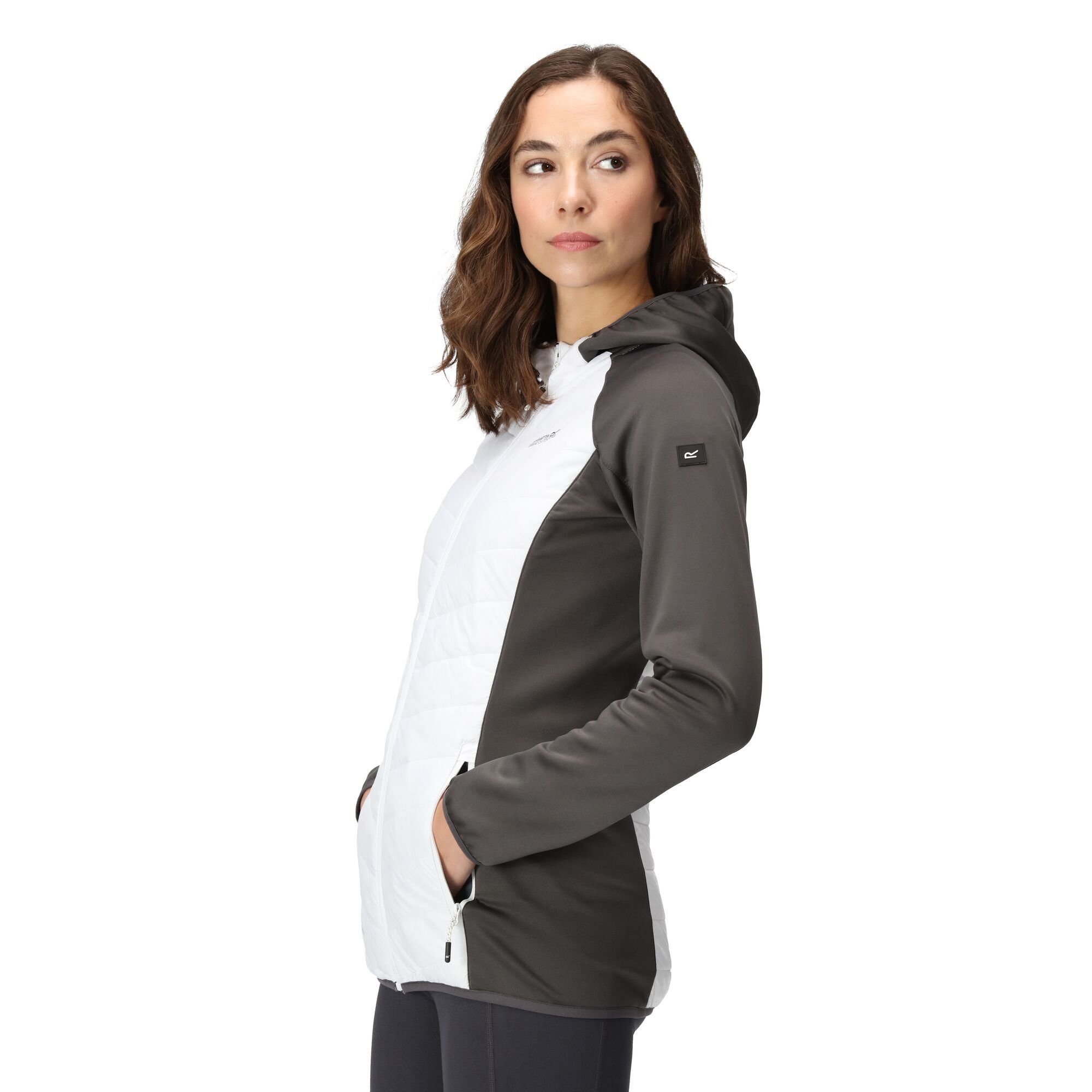 Softshelljacke Andreson VIII für atmungsaktiv Regatta White/SlGrey Damen,