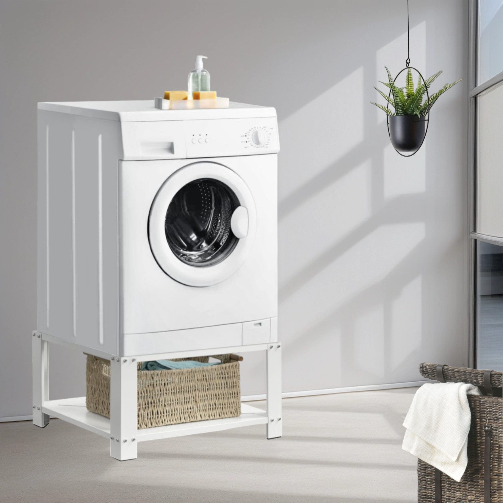 STADO Waschmaschinenuntergestell Gestell Waschmaschine Podest Trockner Sockel Erhöhung Ablage Unterbau