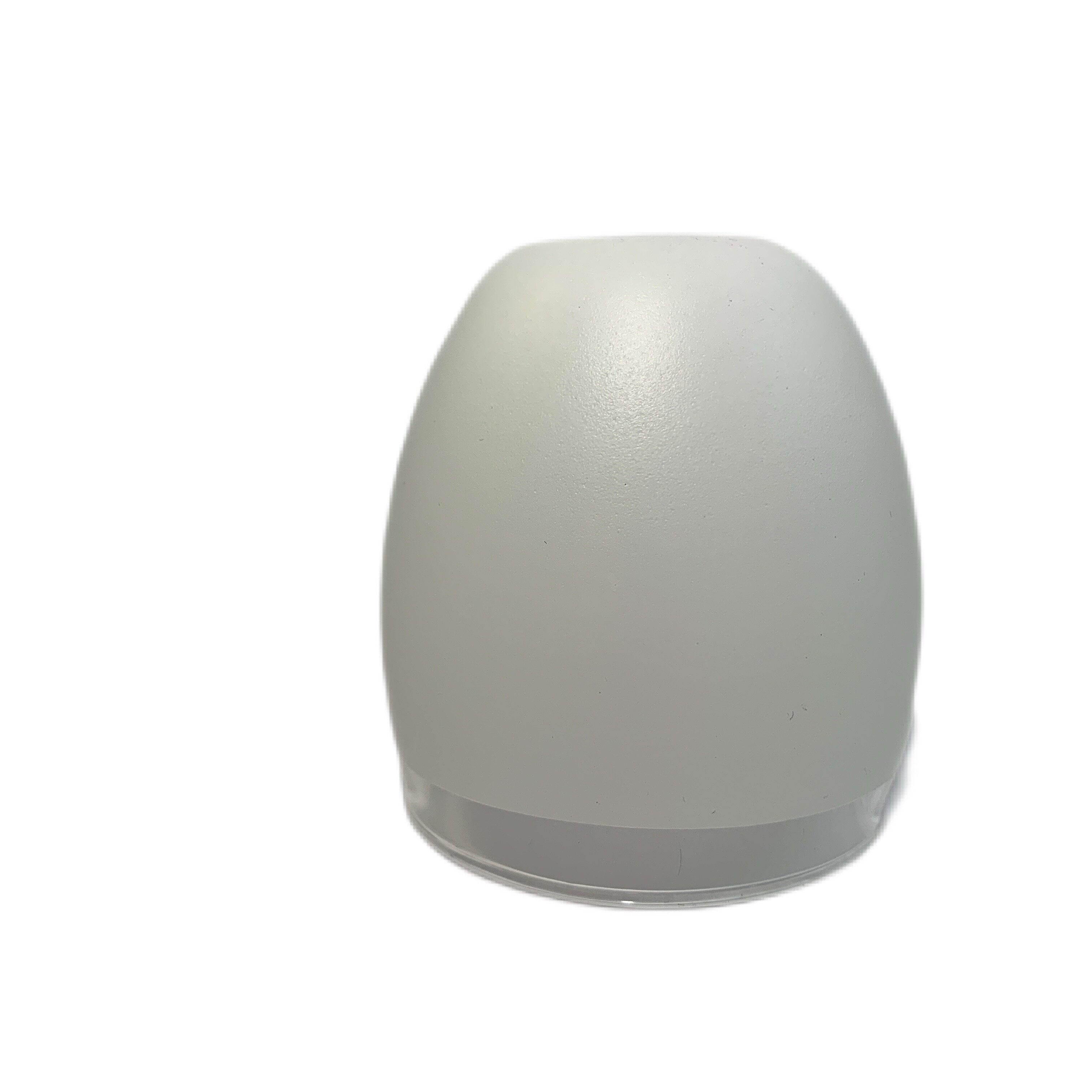 Home4Living Lampenschirm Lampenglas Ersatzglas Ø 58mm Spot Light Weiß mit klarem Rand, Dekorativ