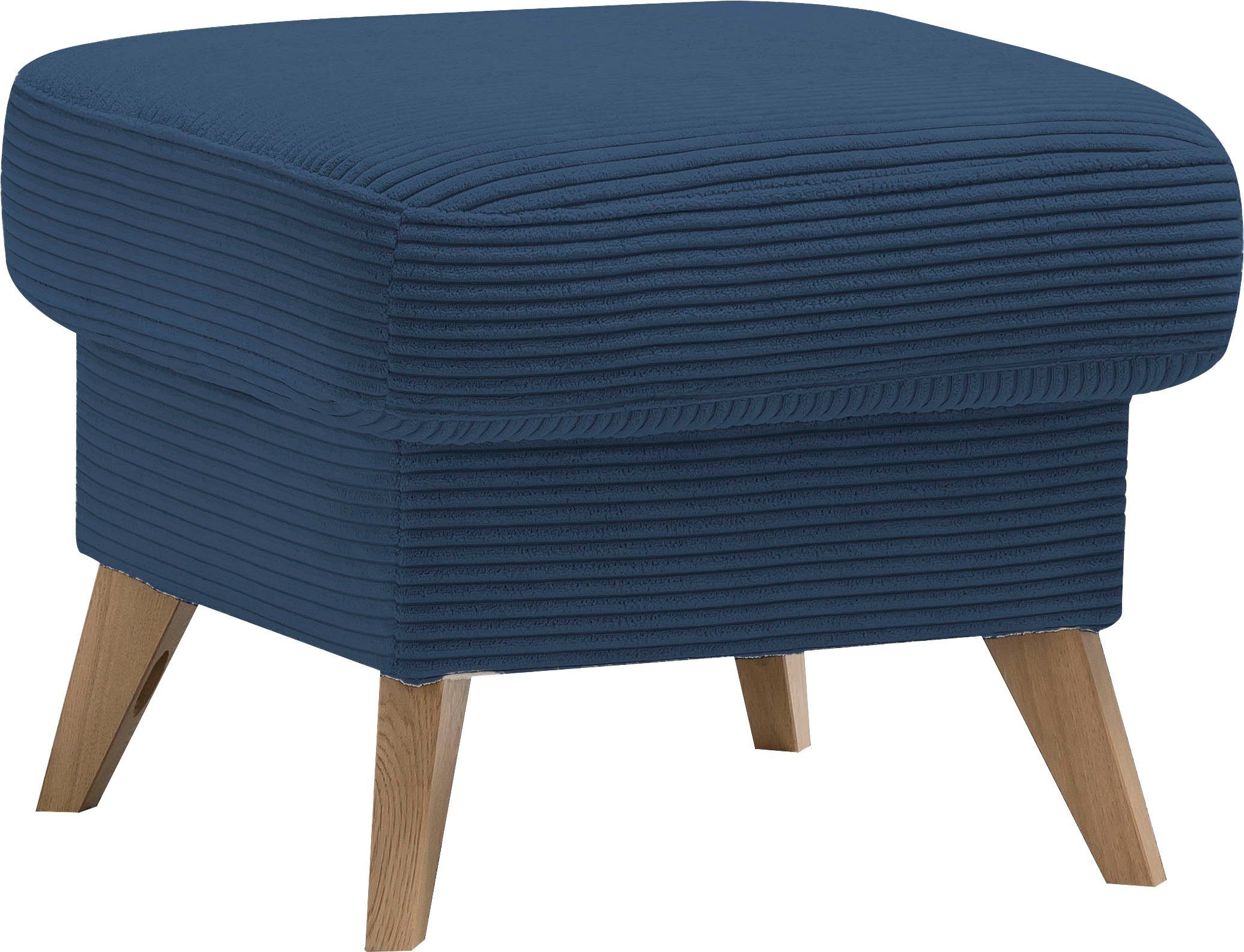 exxpo - sofa fashion Hocker Samso, kompakte und bequeme Sitzgelegenheit in aktuellem Cord Bezug