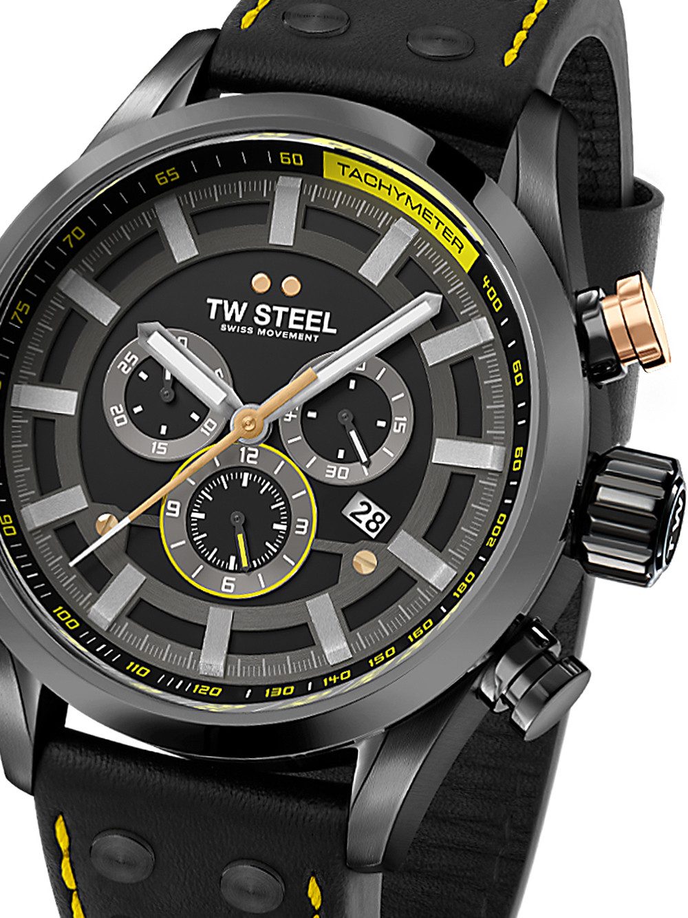TW Steel Quarzuhr TW-Steel SVS207 Fast Lane Chronograph Limited Edition Herrenuhr 48mm 1 TW-Steel SVS207 Fast Lane Chronograph Limited Edition Herrenuhr 48mm 10ATM