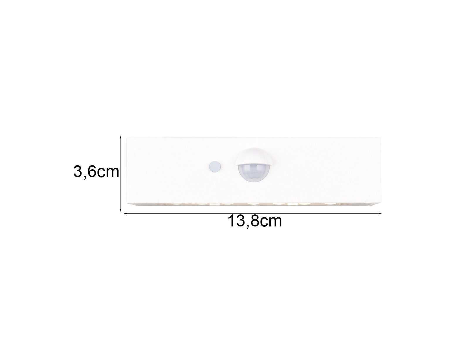 Reality Leuchten LED Außen-Wandleuchte Solarleuchte mit Bewegungsmelder, B 14cm, Bewegungsmelder, LED fest integriert, Neutralweiß, 2er Set Solar Wandleuchte außen, Garten und Carport Beleuchtung