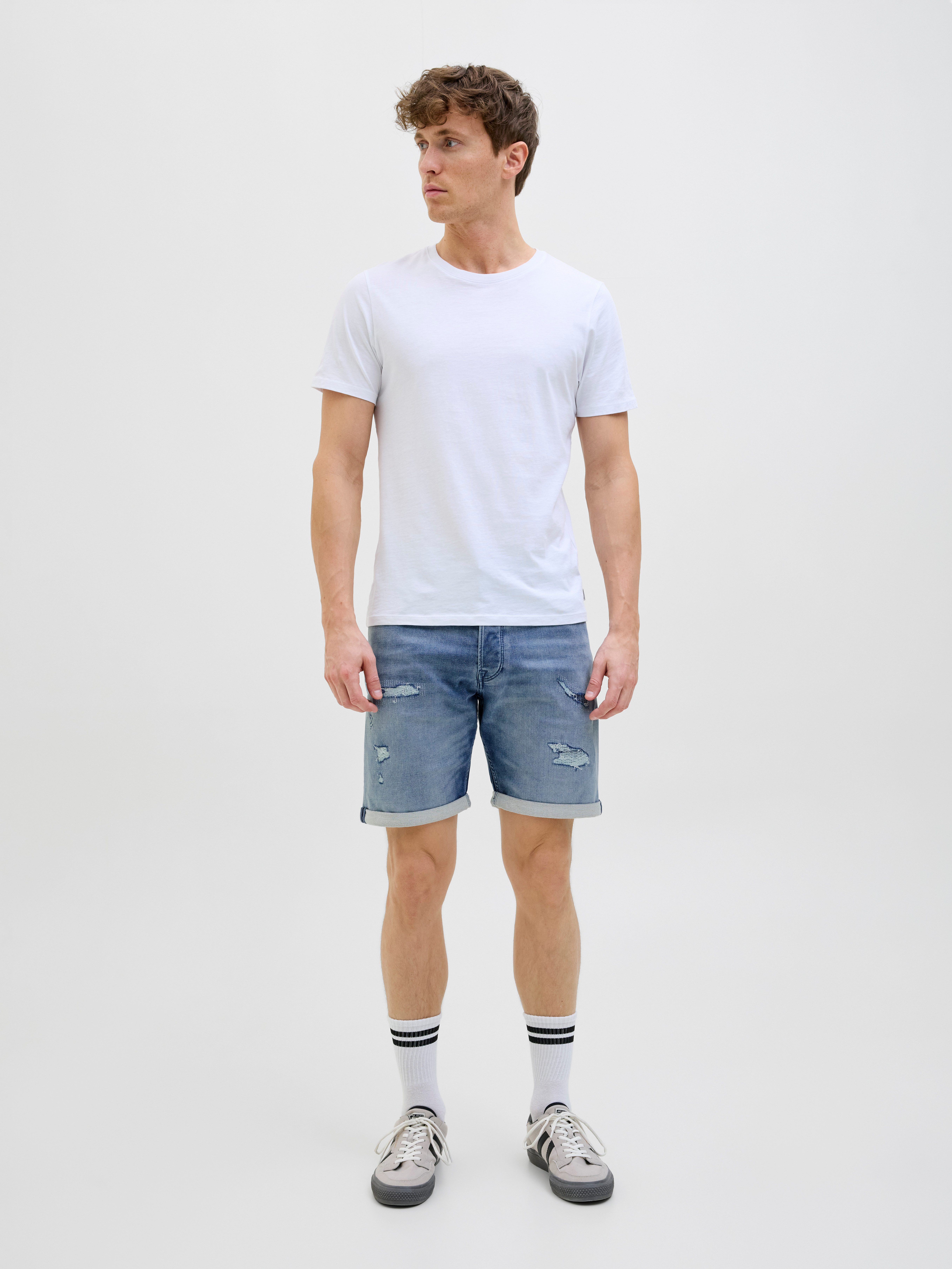 Jack & Jones Shorts JJIRICK JJICON I.K. SHORTS GE 136 SN im Five-Pocket Style