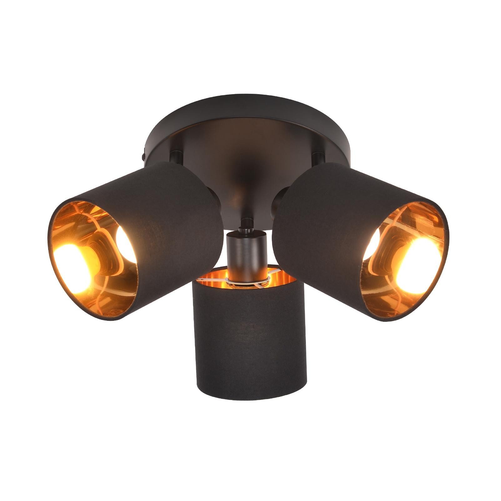 Nettlife Deckenstrahler Vintage Schwarz E14 1/2/3/4 günstig online kaufen