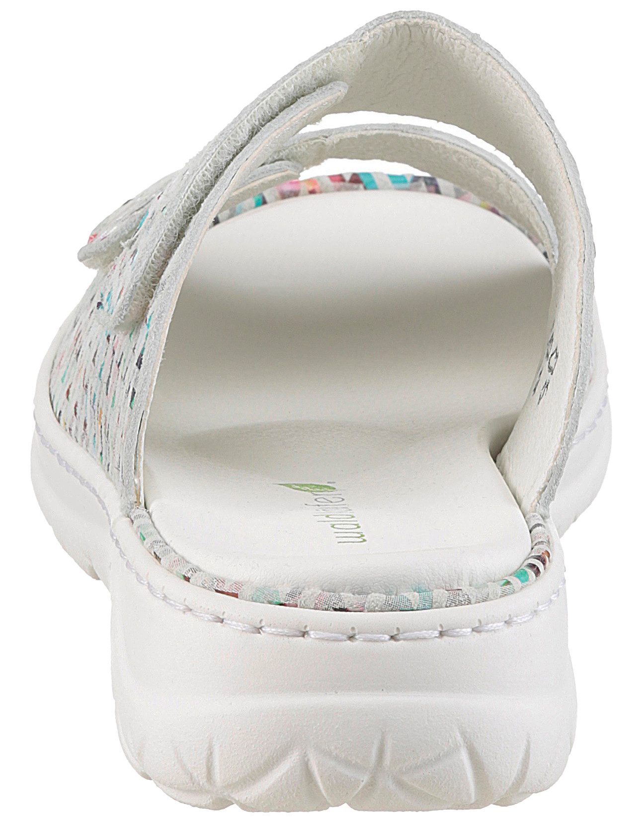 Waldläufer H-JOLINE Pantolette Sommerschuh, Bequemschuh, Hausschuh mit Klettverschlüsse, H-Weite