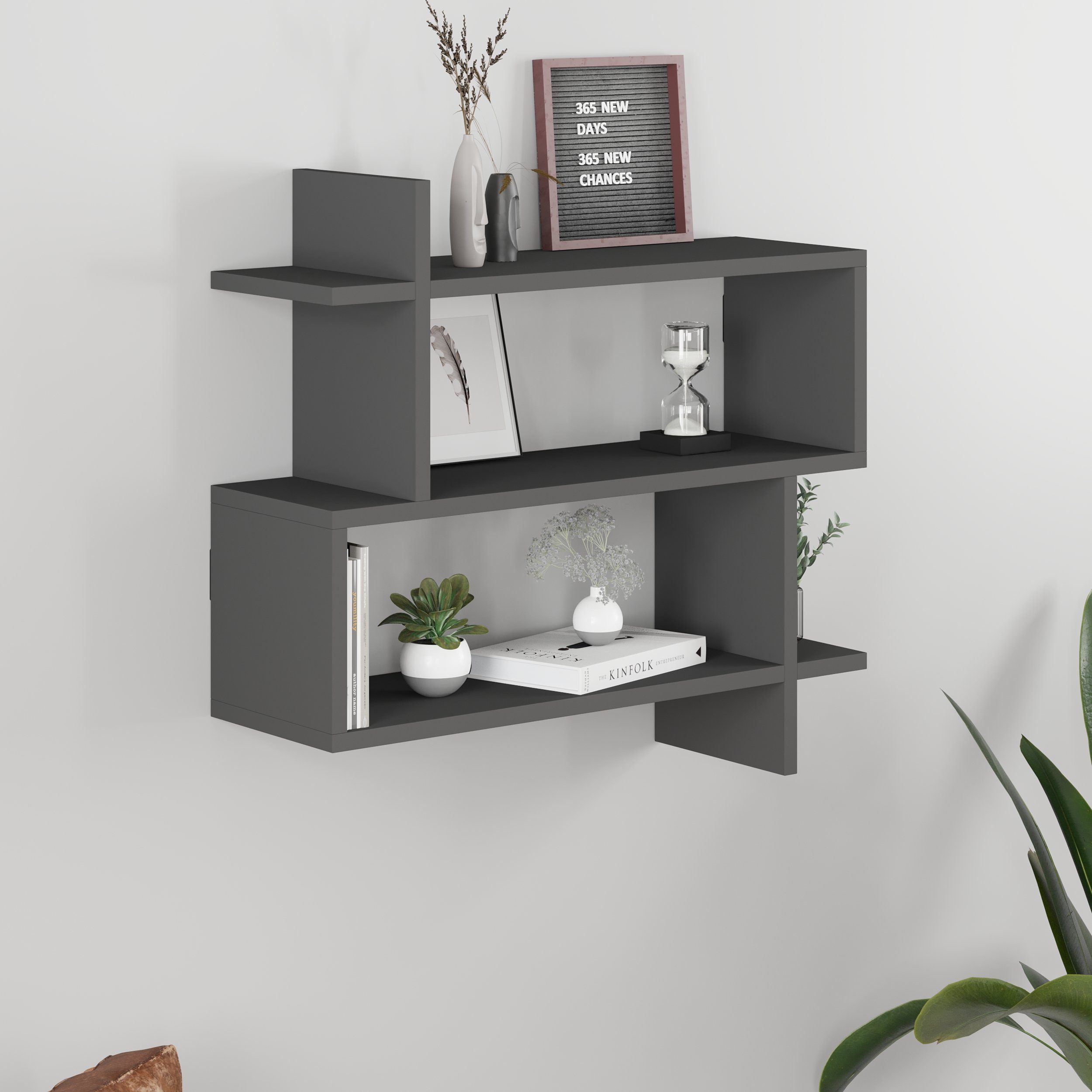 Decortie Bücherregal Paralel, Modernes Wandregal/Bücherregal, 70 günstig online kaufen
