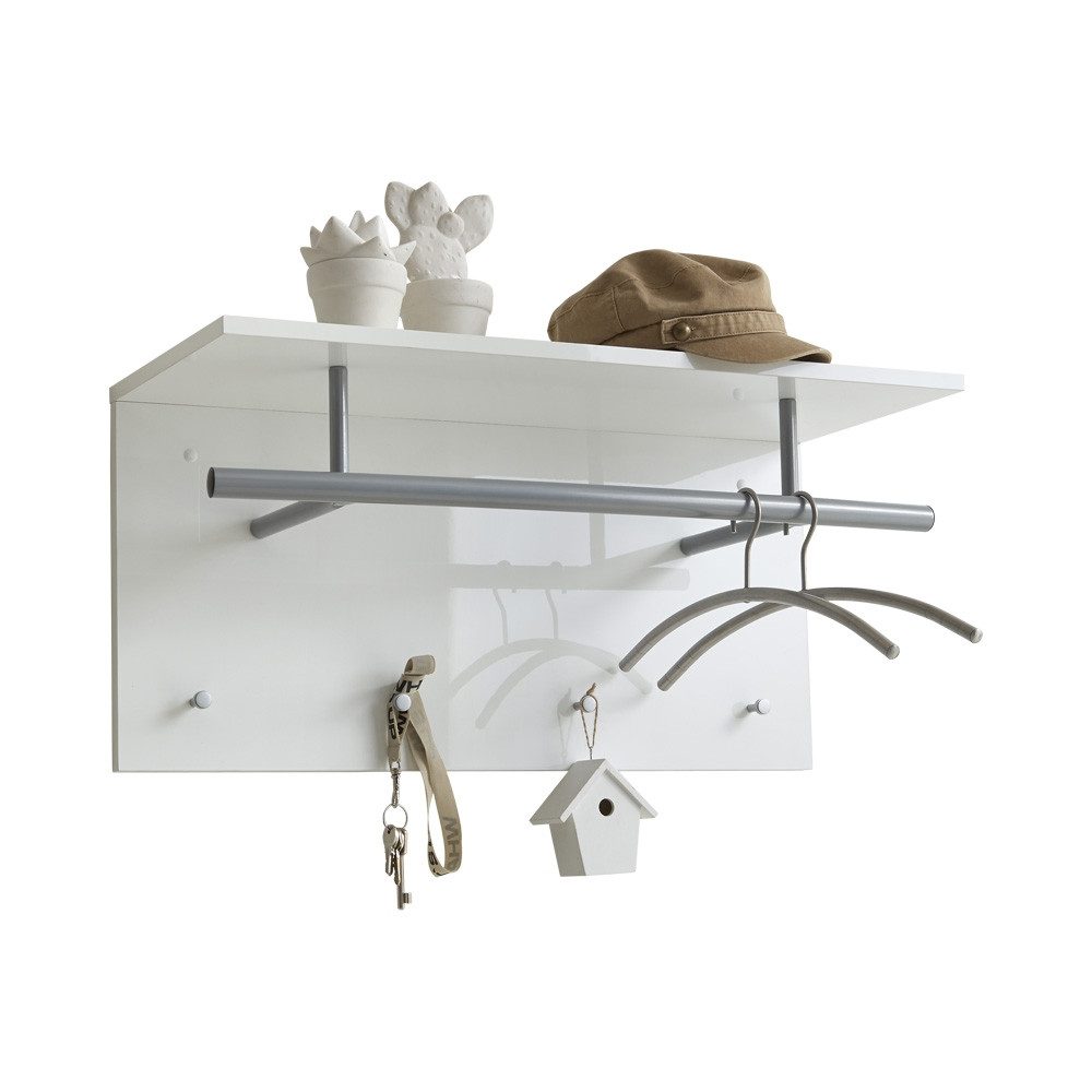 FMD Möbel Wandgarderobe in weiß - günstig online kaufen