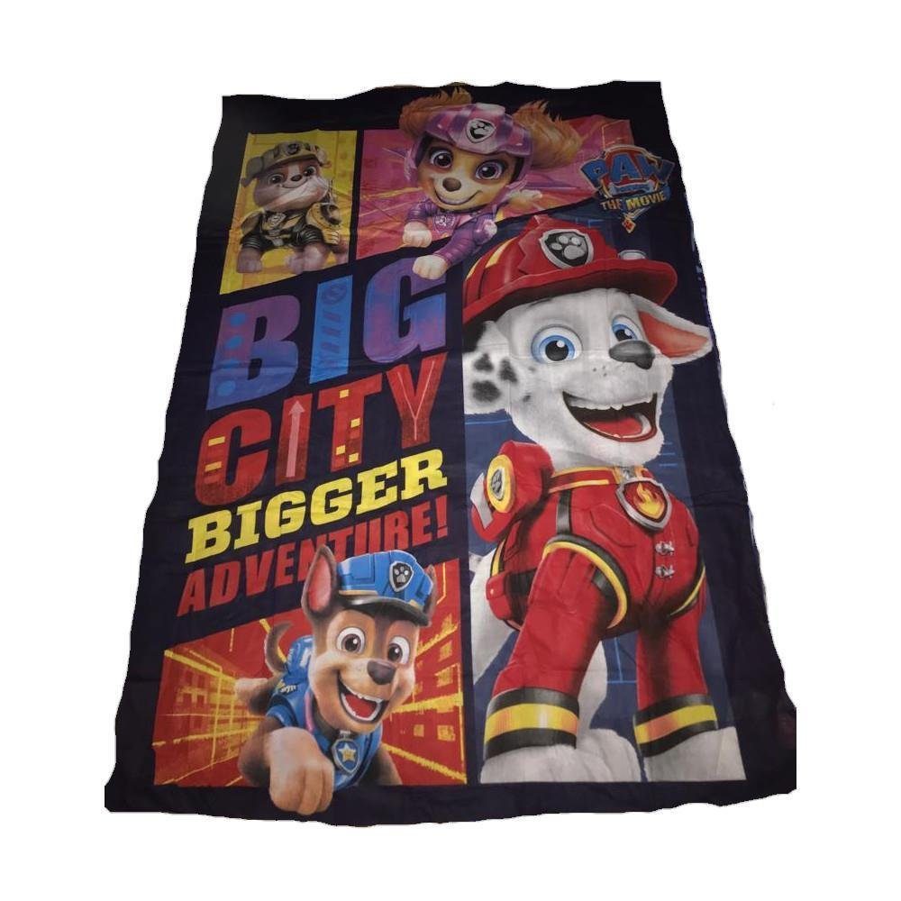 PAW PATROL Babybettwäsche PAW Patrol Baby Bettwäsche 100x135 Motiv "Big Cit günstig online kaufen