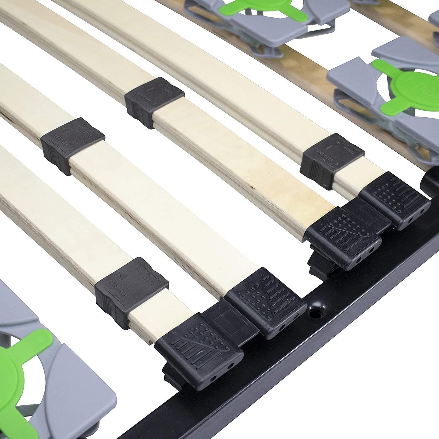 Teiltellerlattenrost IF55 - 140x200 cm, i-flair, Kopfteil nicht verstellbar, Fußteil nicht verstellbar, Für alle Matratzen geeignet