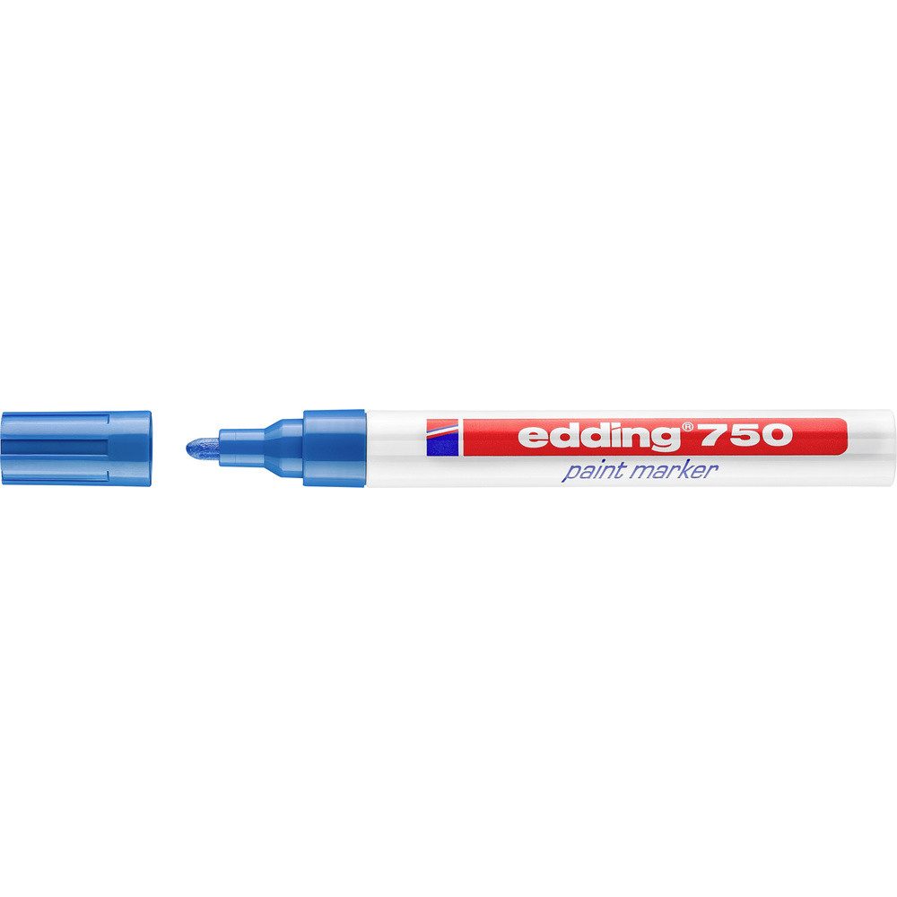 edding Lackmarker Edding 750 paint marker 4-750003 Lackmarker Blau 2 mm, 4 mm