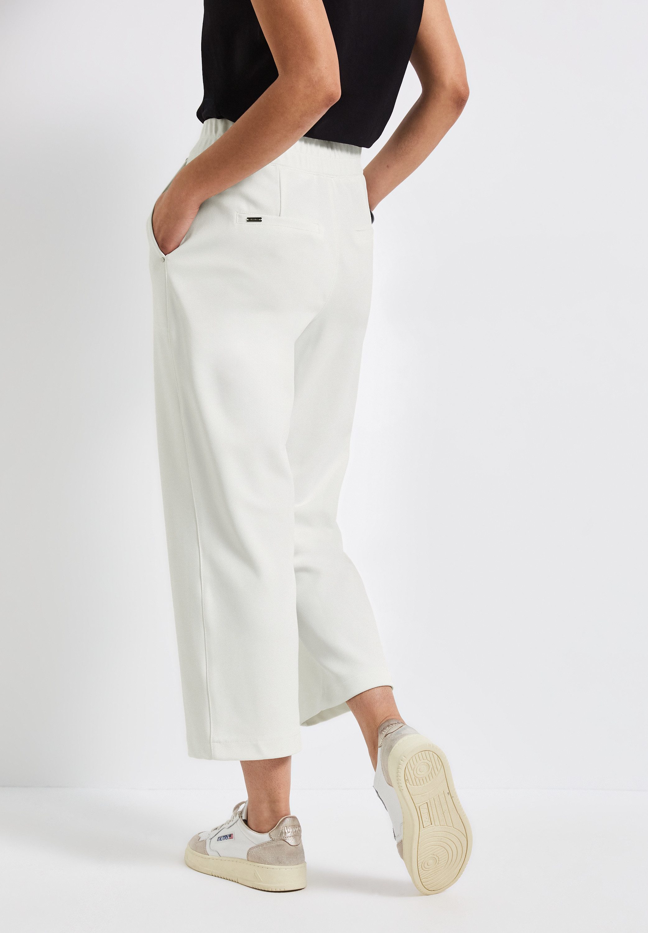 STREET ONE Bügelfaltenhose mit Elastikbund günstig online kaufen