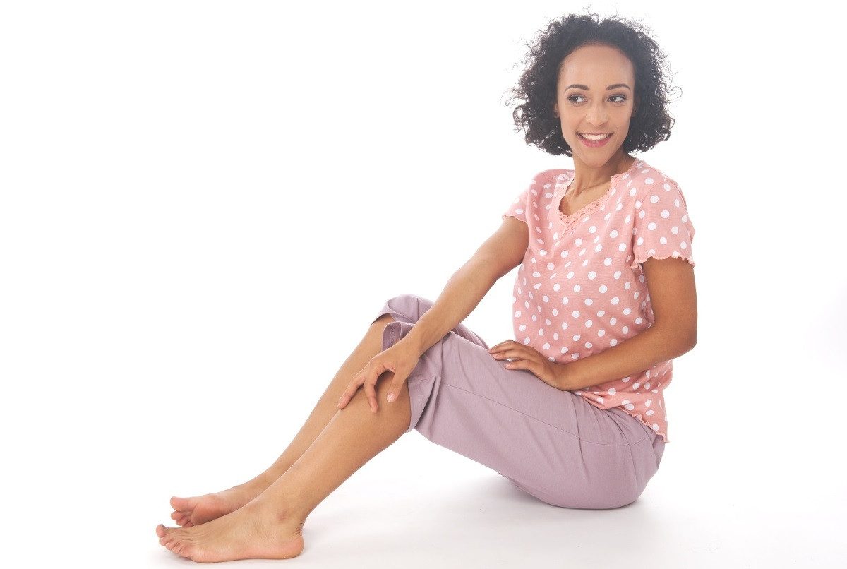 Consult-Tex Capri-Pyjama Damen Shorty Capri Pyjama Schlafanzug DW880 (Spar günstig online kaufen