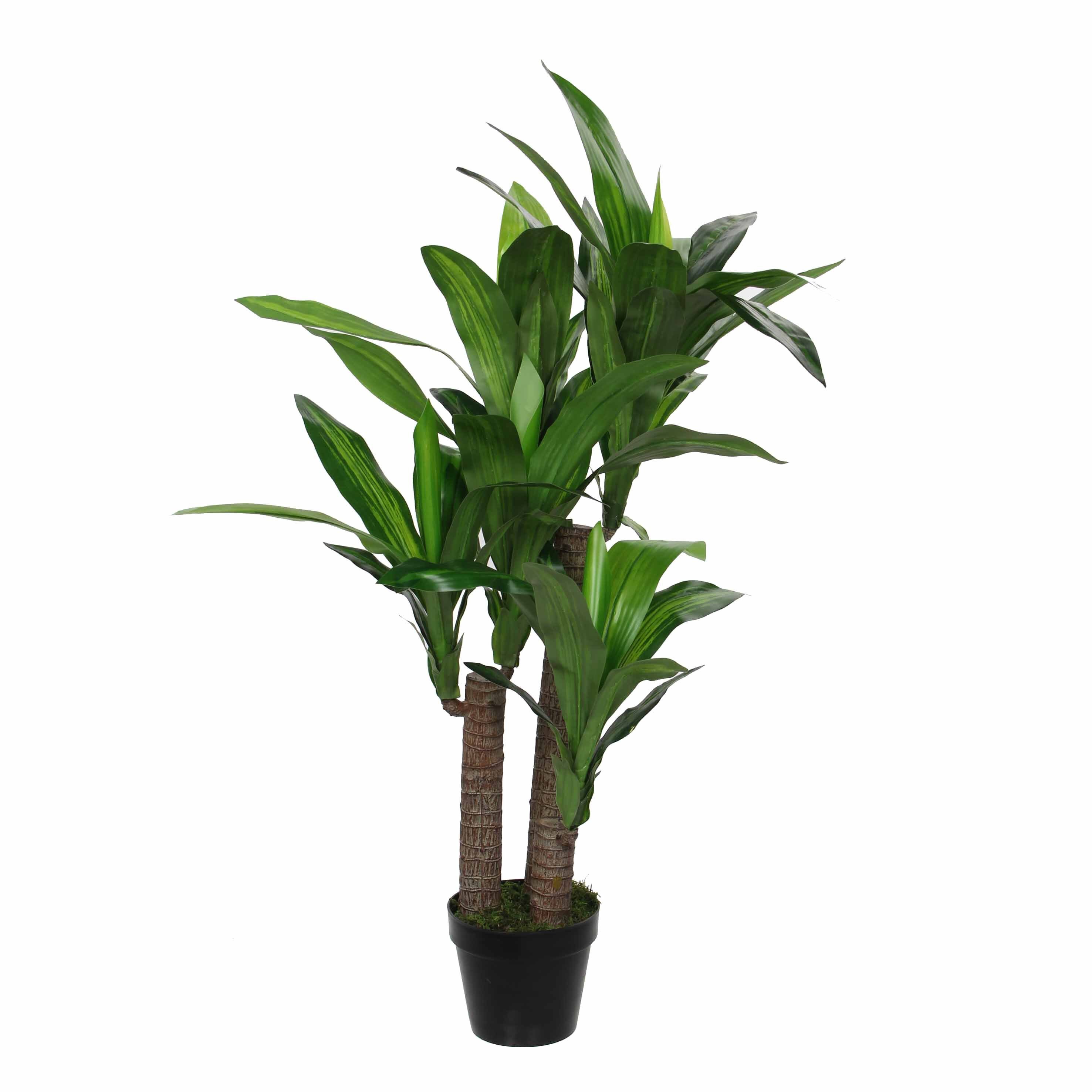 Kunstpflanze Mica Decorations Dracaena In Topf gruen - h110xd60cm, Mica Decorations, Höhe 110 cm